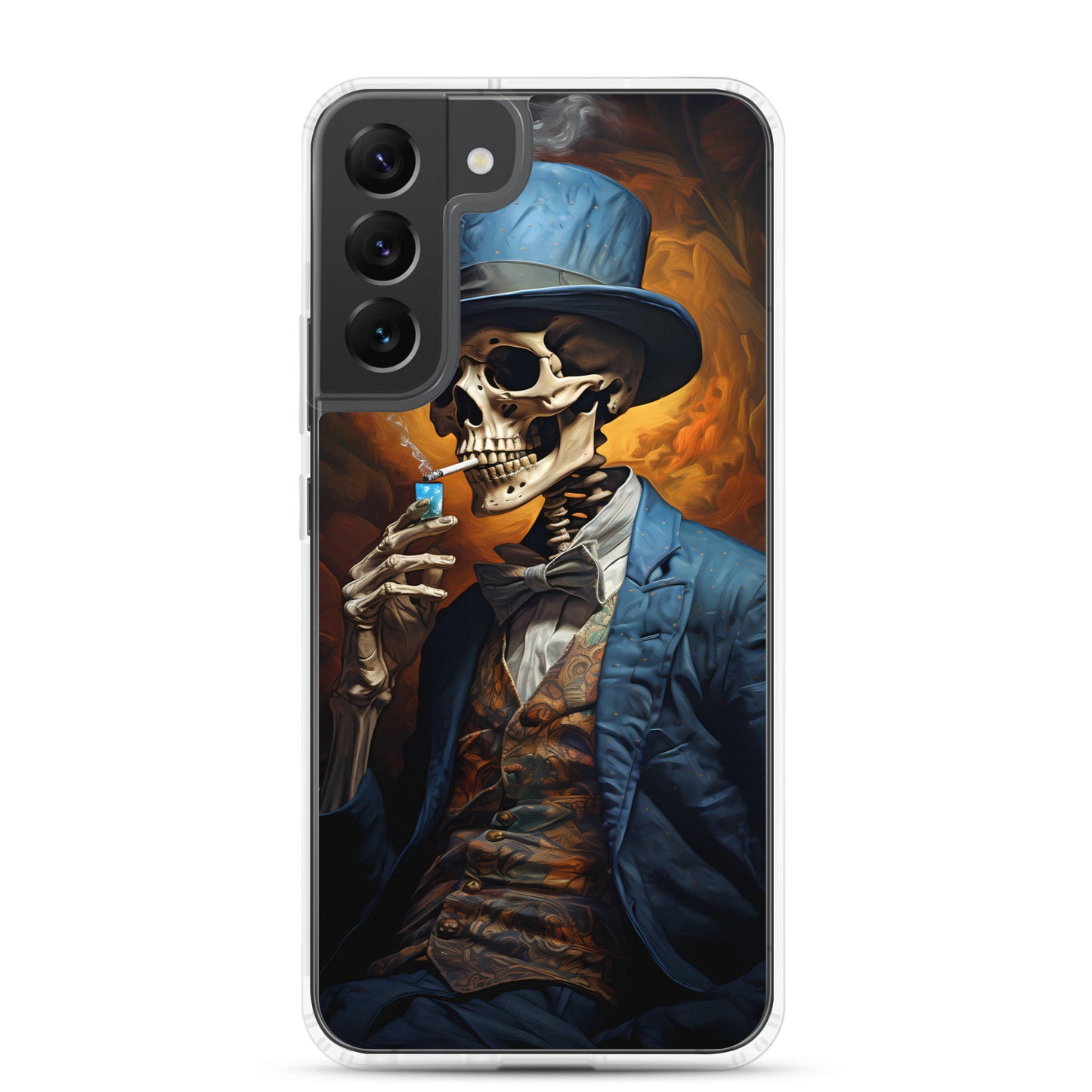 Samsung Case - Dapper Smoking Skeleton