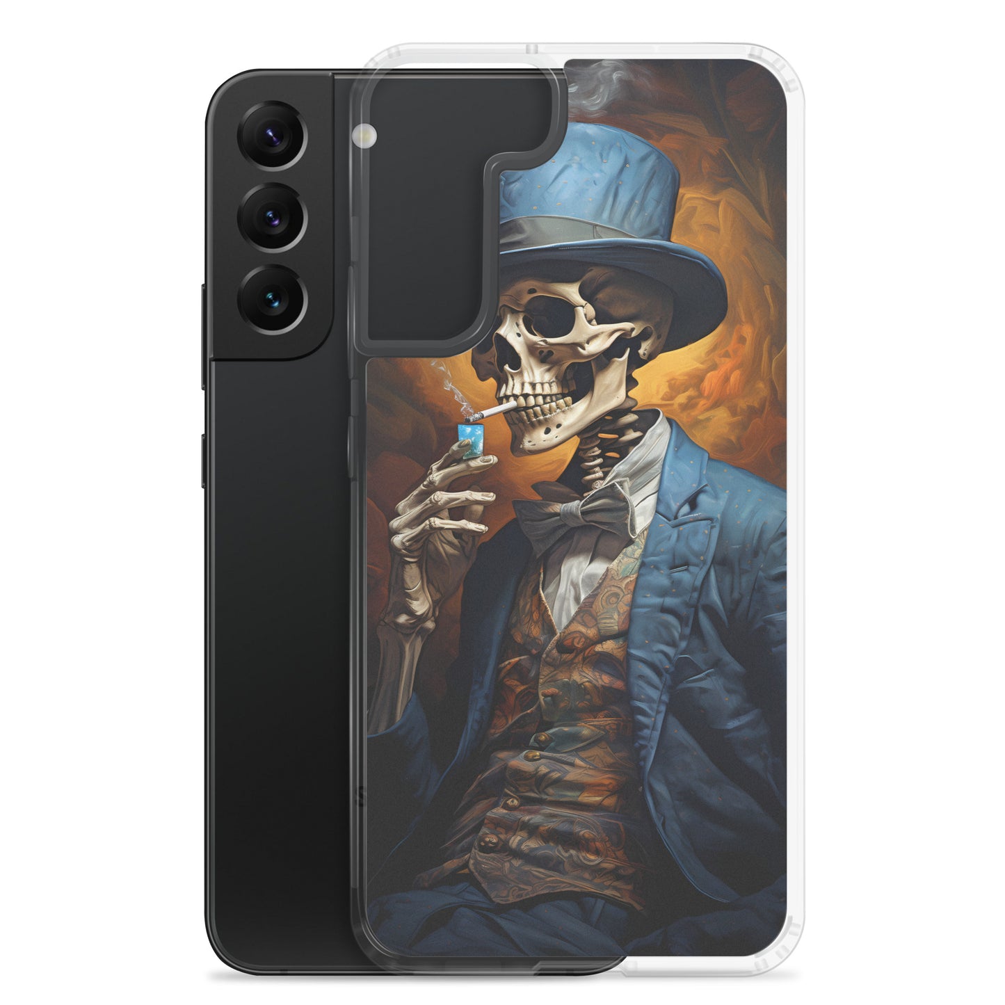 Samsung Case - Dapper Smoking Skeleton