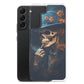 Samsung Case - Smoking Skeleton in Blue