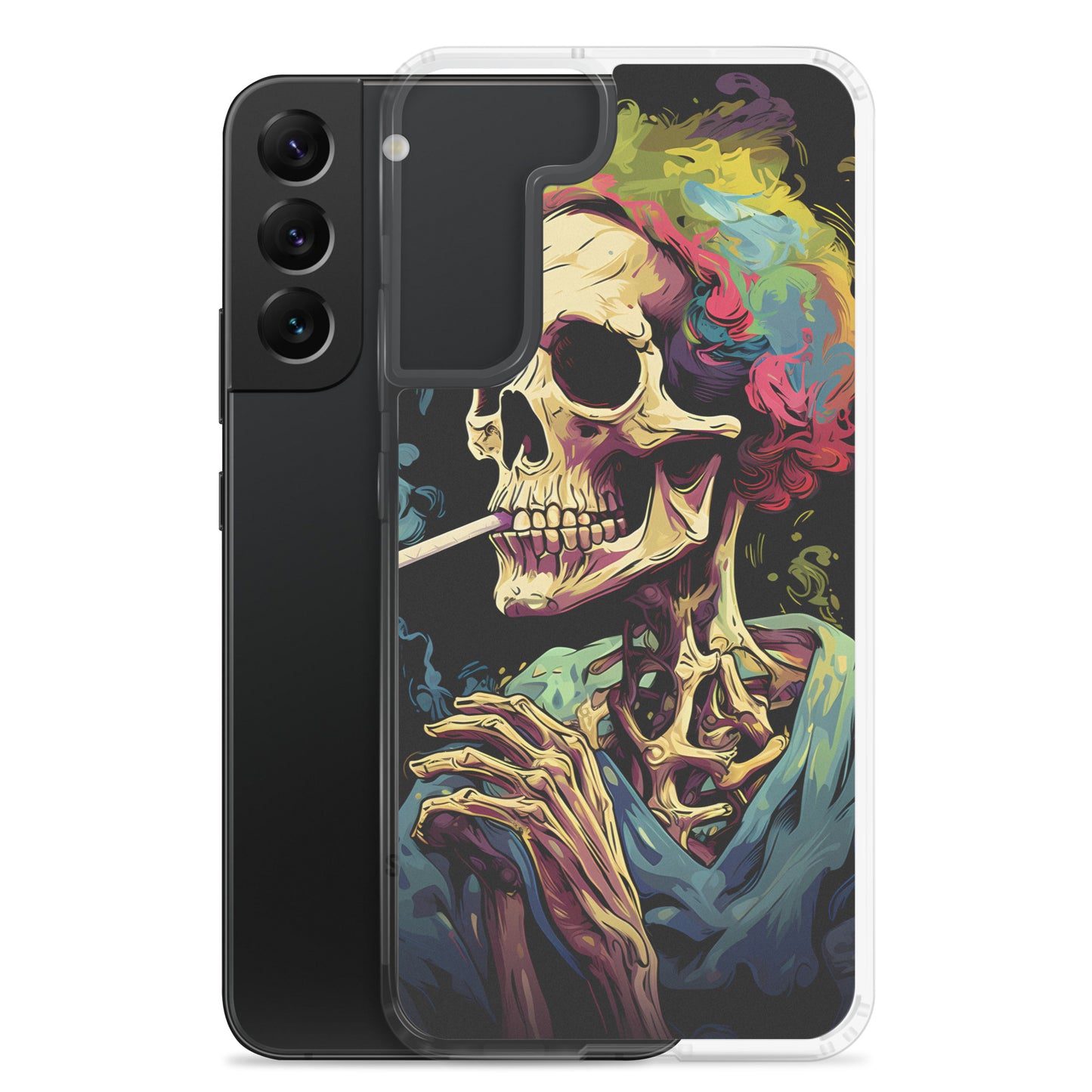 Samsung Case - Smoking Dead Skeleton