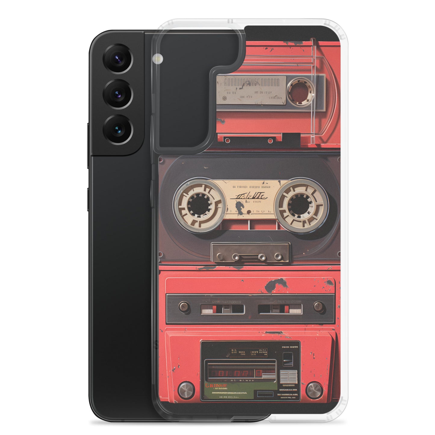 Samsung Case - Vintage Cassette Tape Player