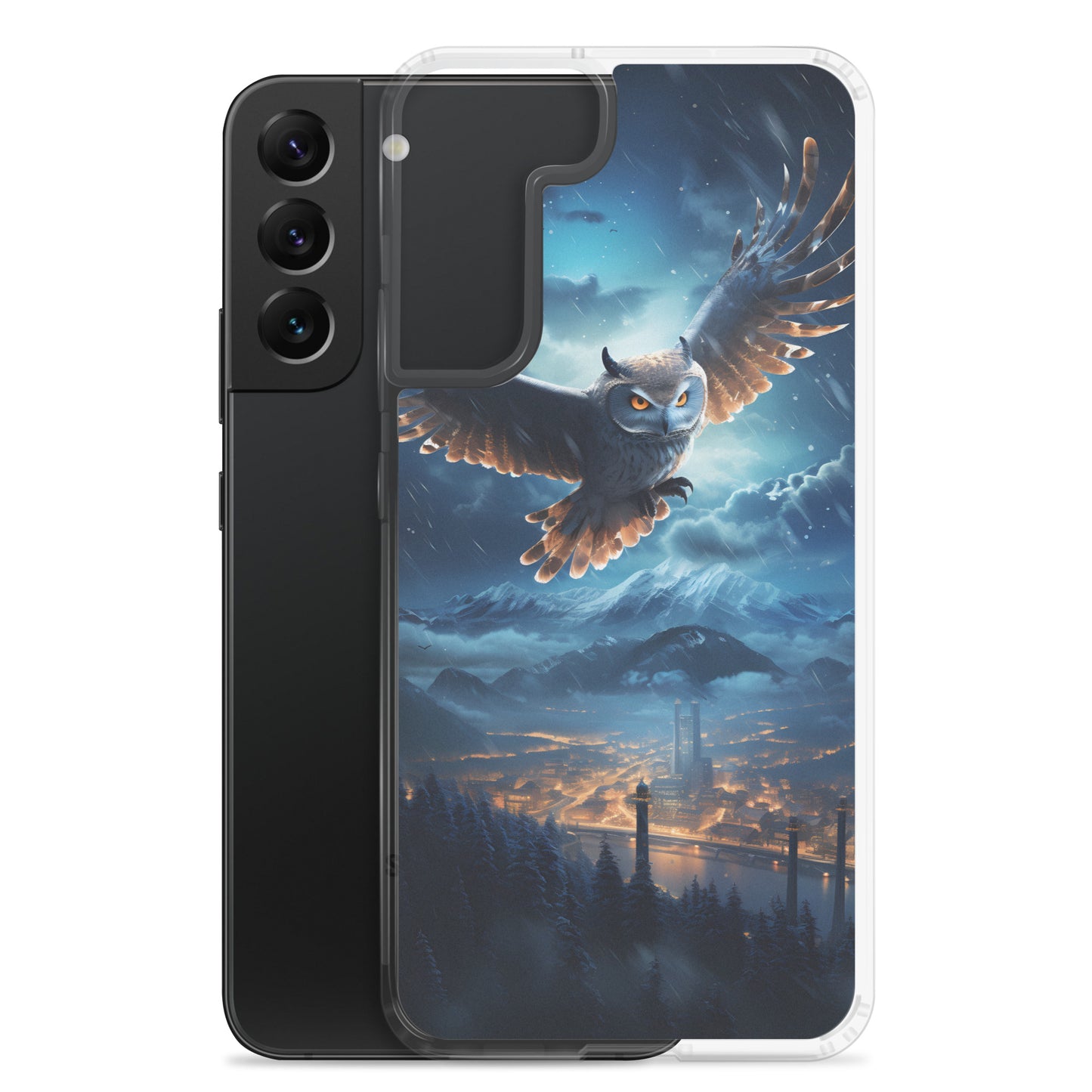 Samsung Case - Night Owl Over City