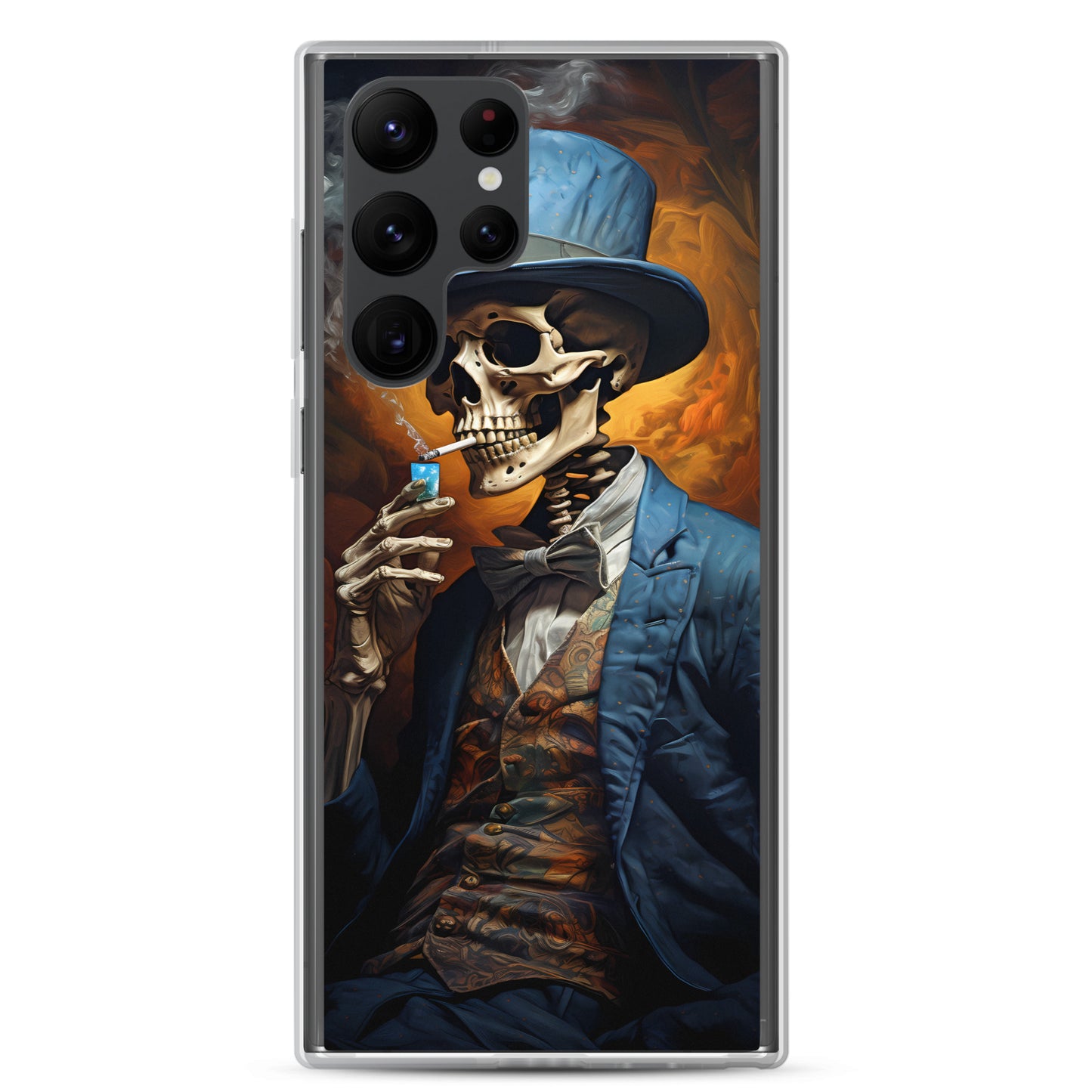 Samsung Case - Dapper Smoking Skeleton