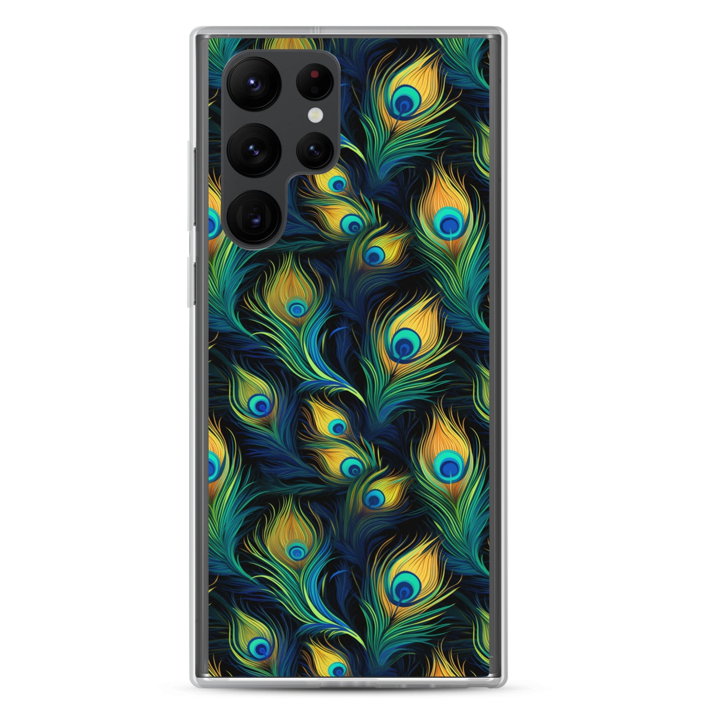 Samsung Case - Peacock Feather Pattern