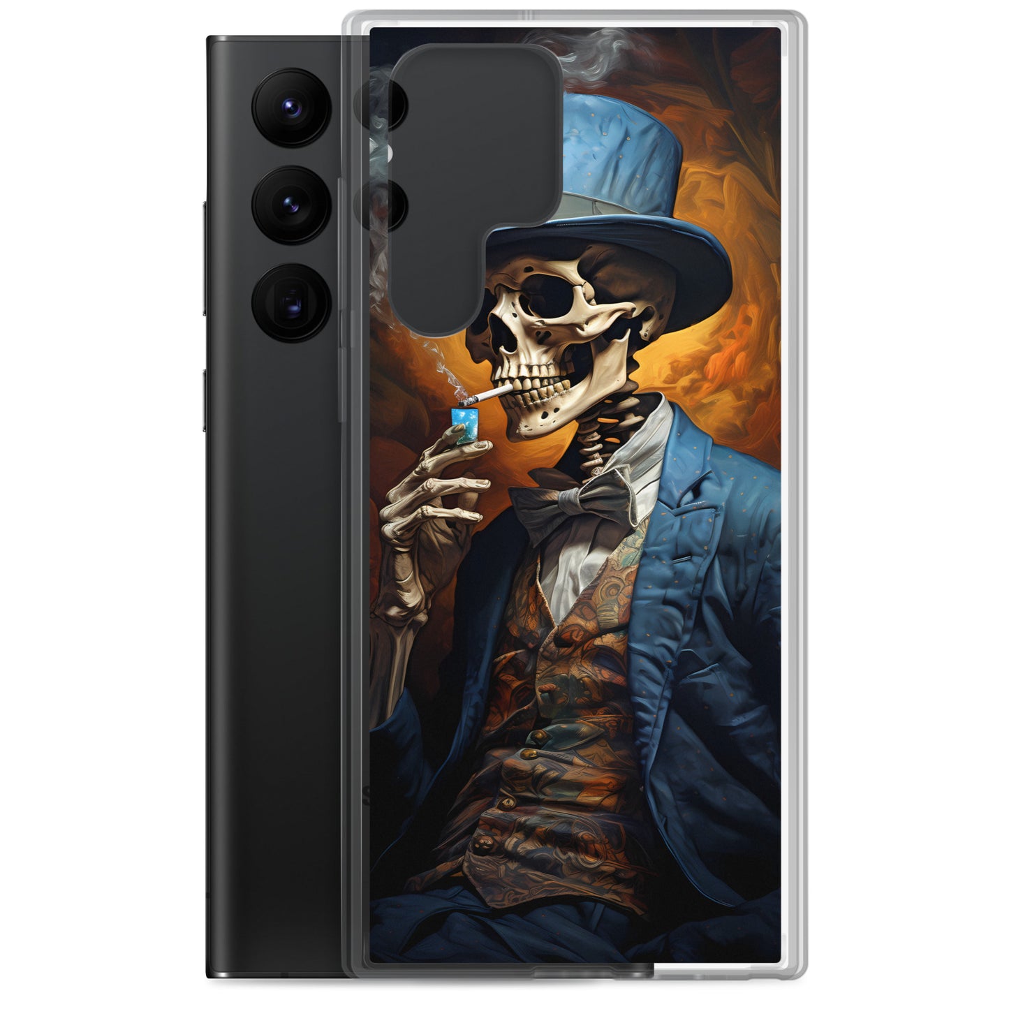 Samsung Case - Dapper Smoking Skeleton