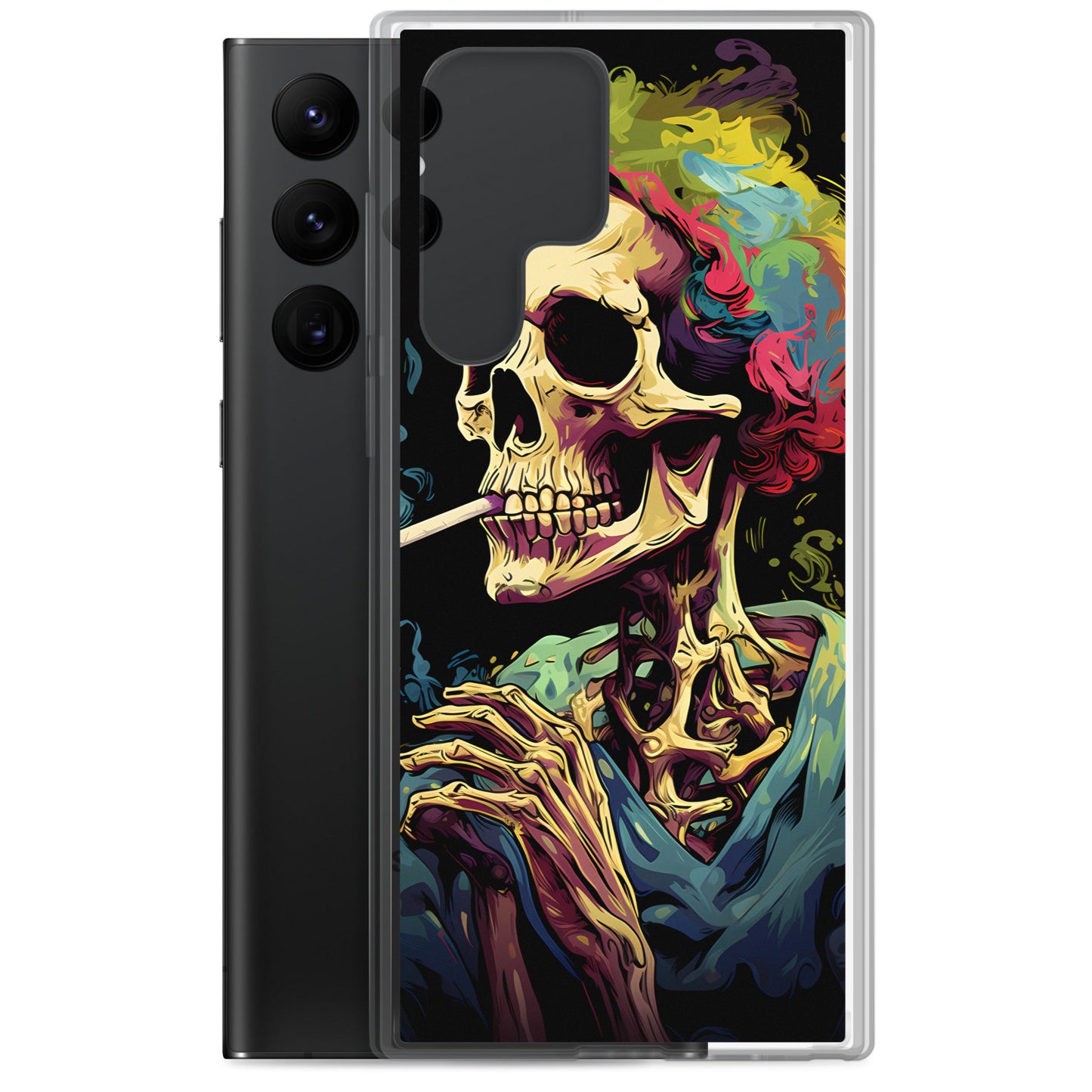 Samsung Case - Smoking Dead Skeleton