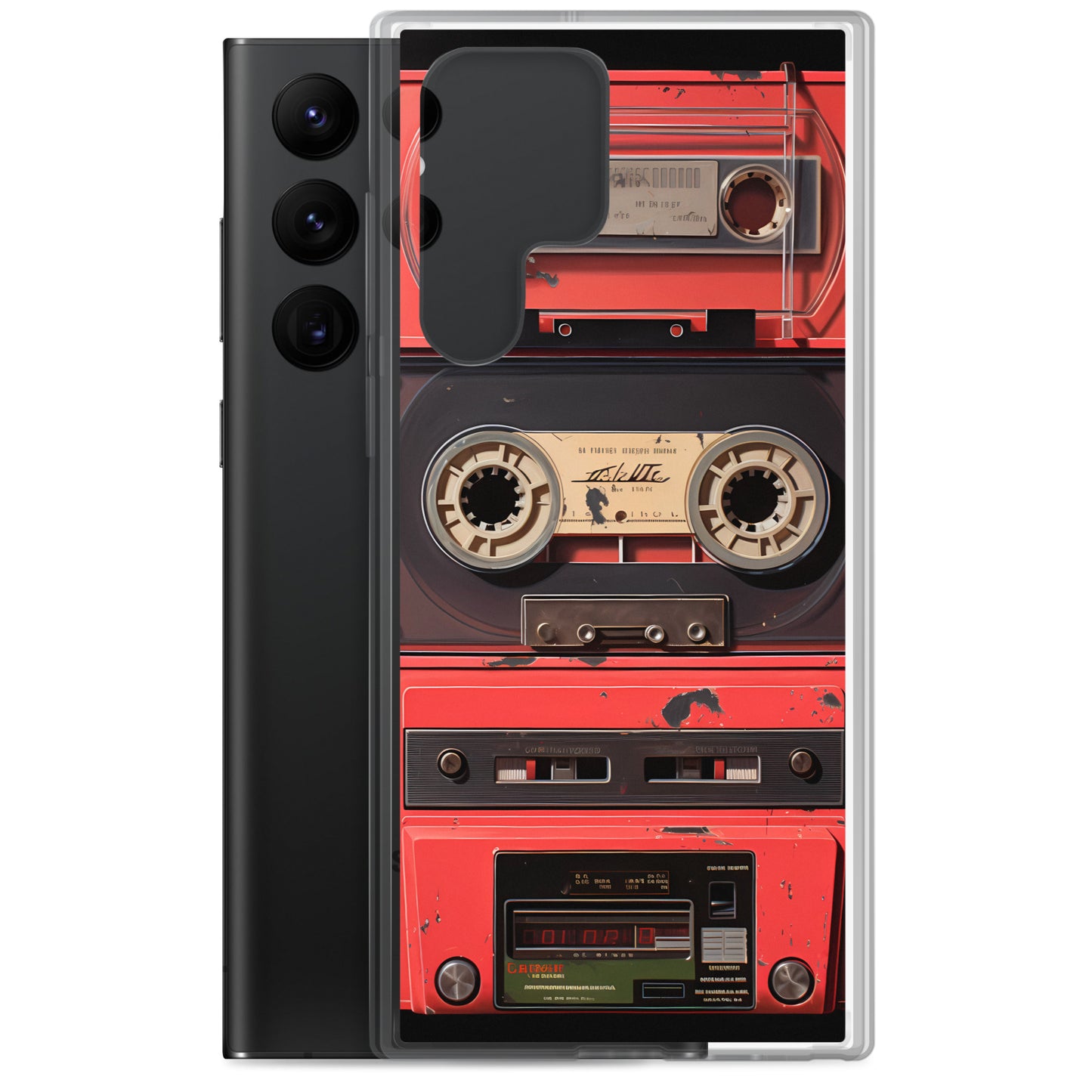 Samsung Case - Vintage Cassette Tape Player