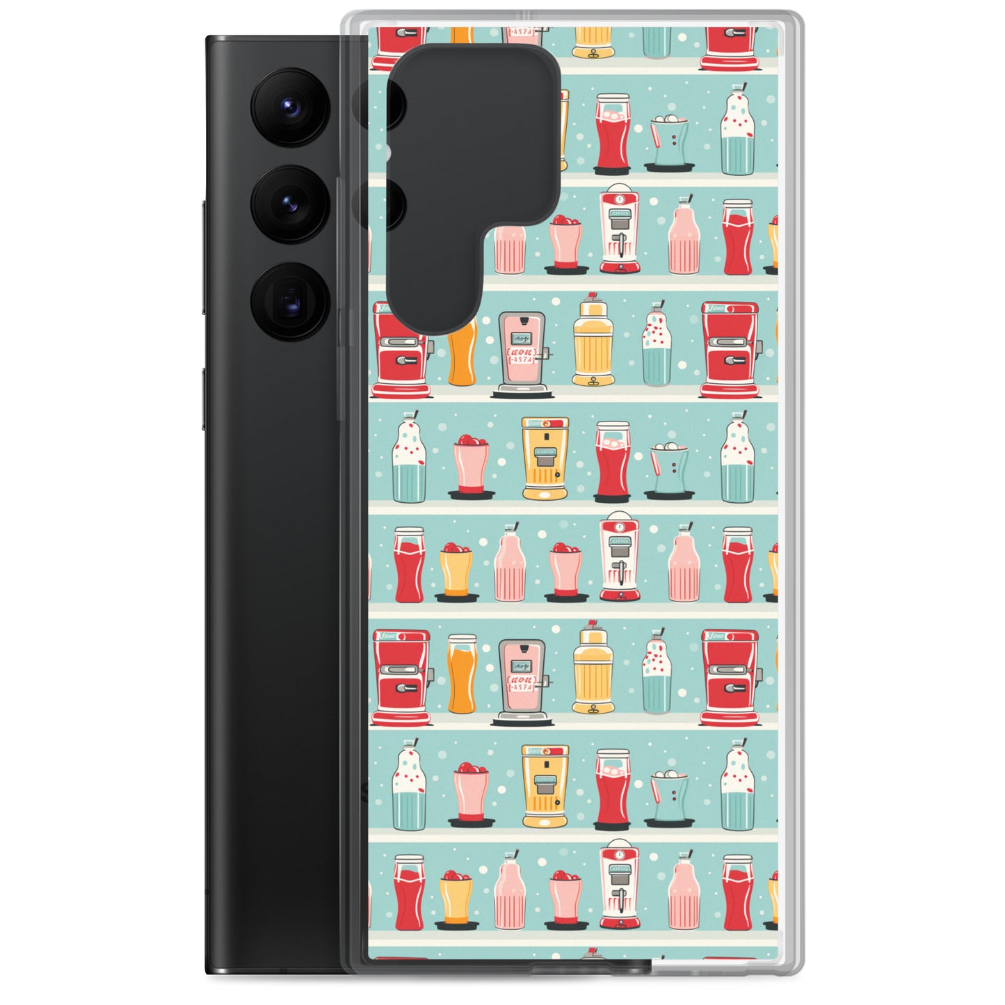 Samsung Case - Retro Soda Fountain Shelves