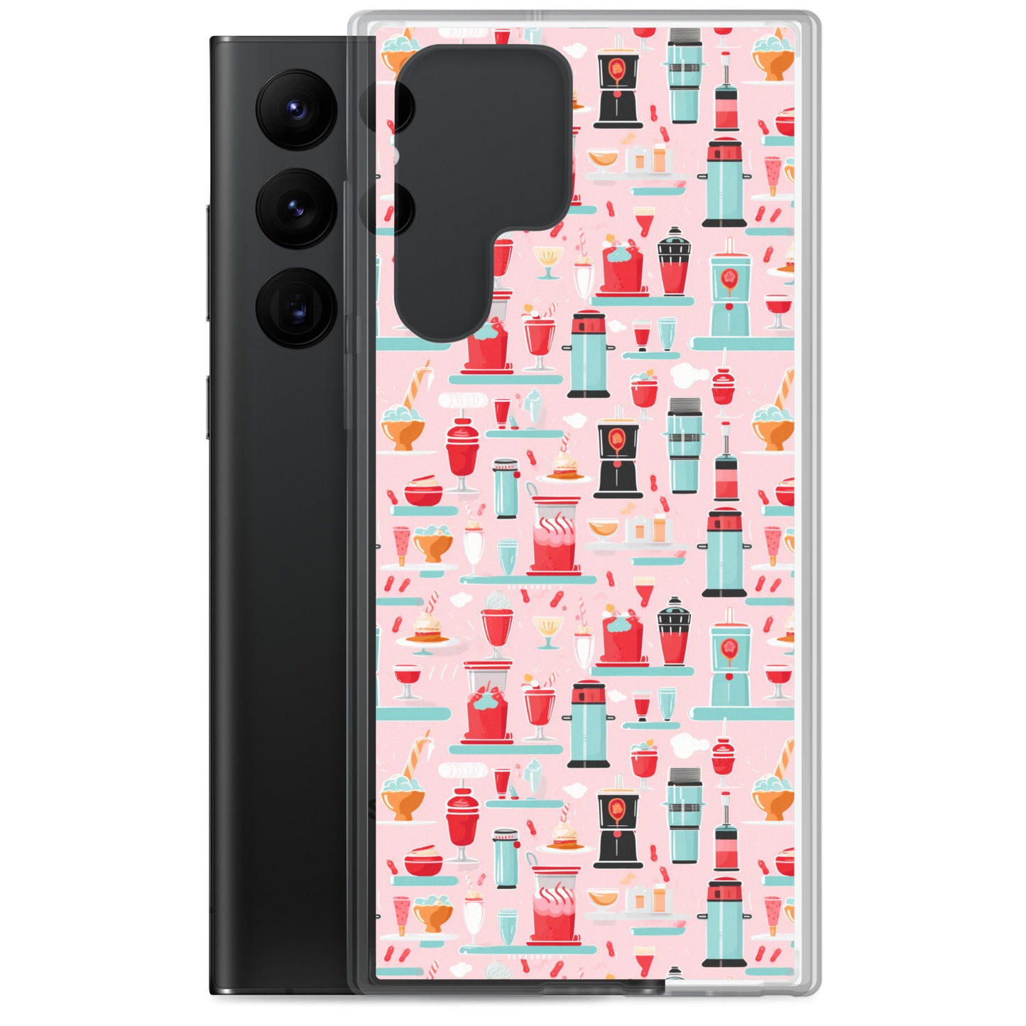 Samsung Case - Vintage Pink Soda Fountain