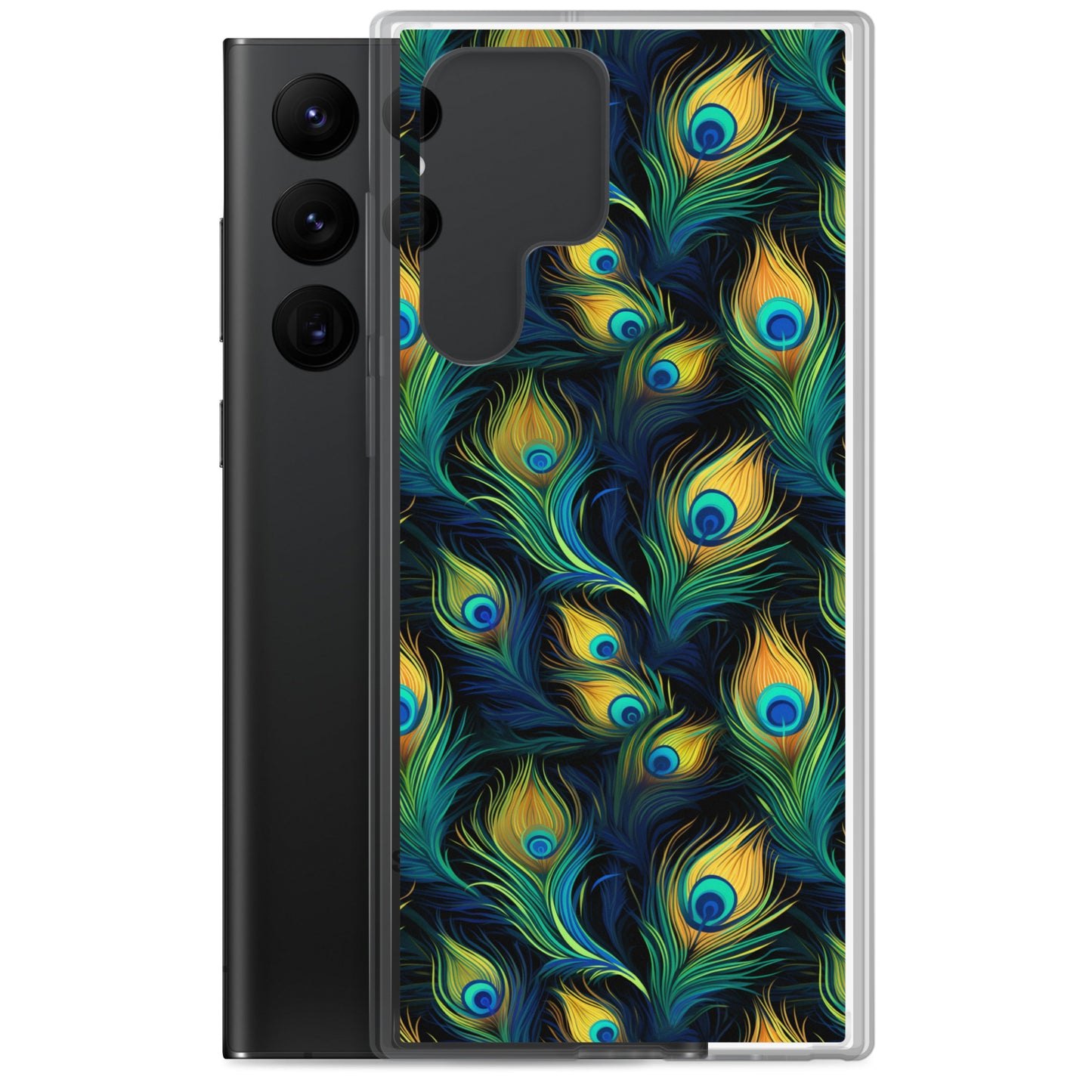 Samsung Case - Peacock Feather Pattern