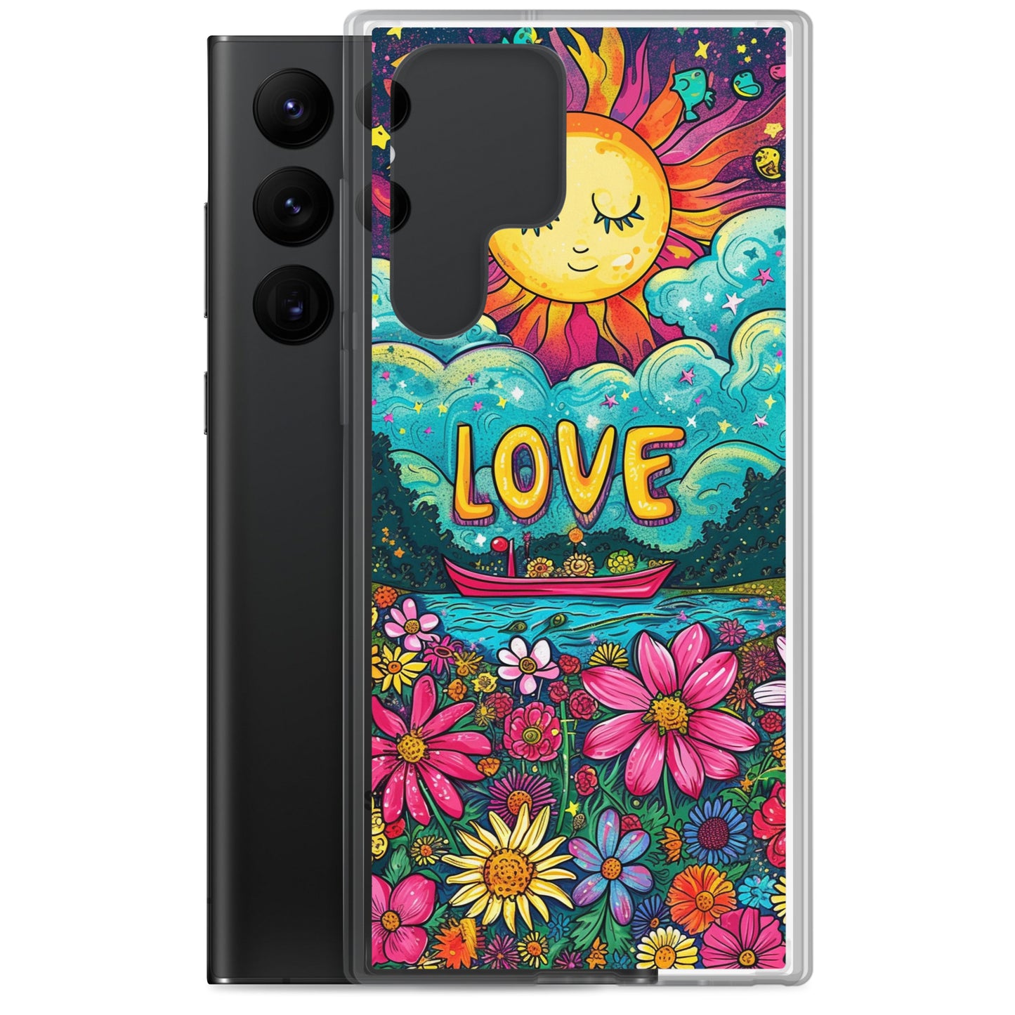 Samsung Case - Cosmic Bloom of Affection