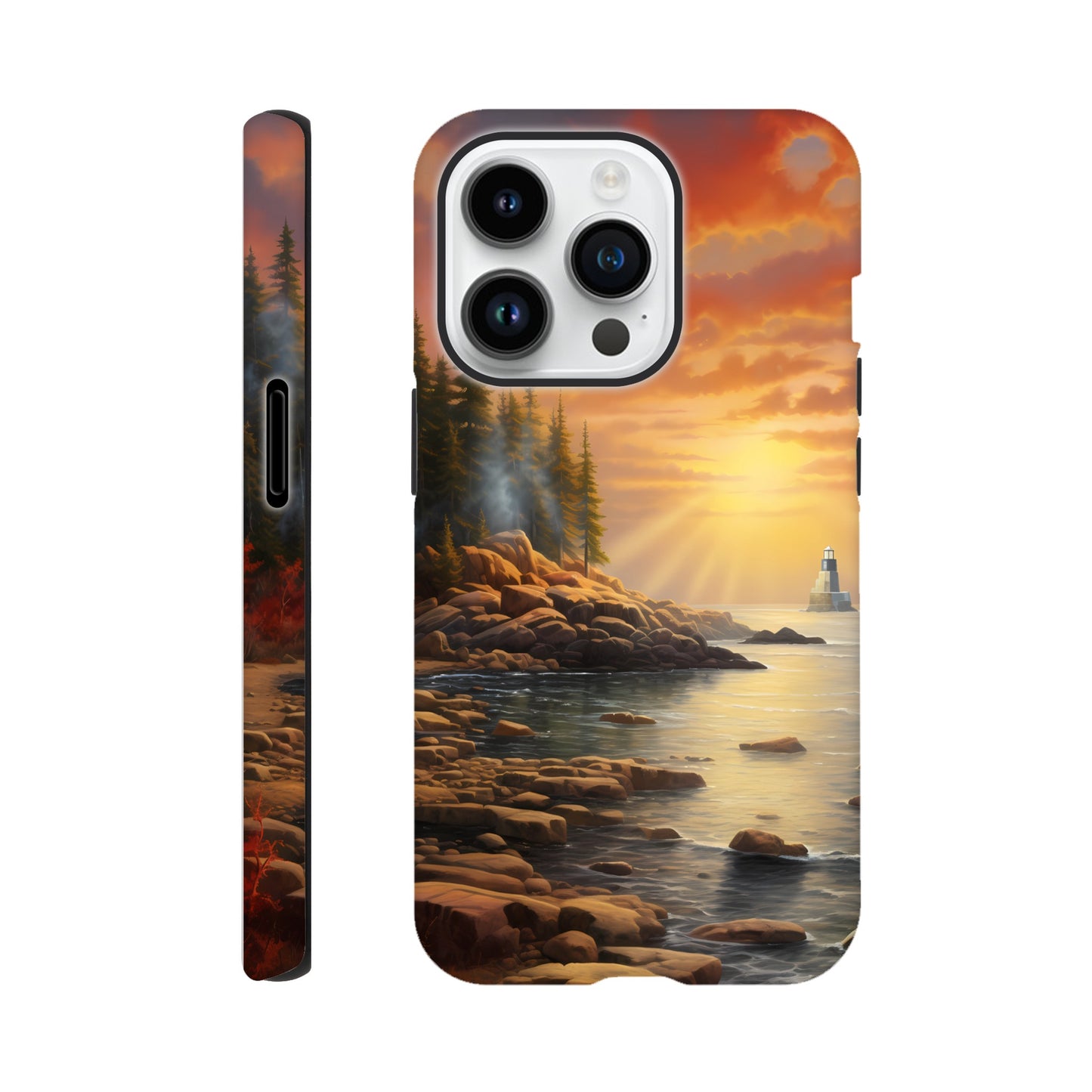 iPhone Case - Acadia Lighthouse Luminance (National Park)