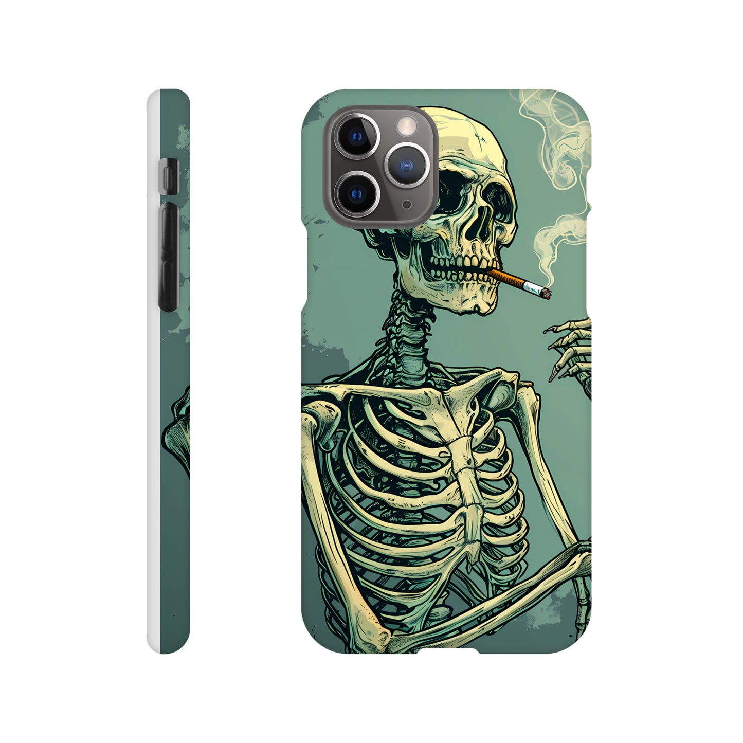 iPhone Case - Smoking Skeleton