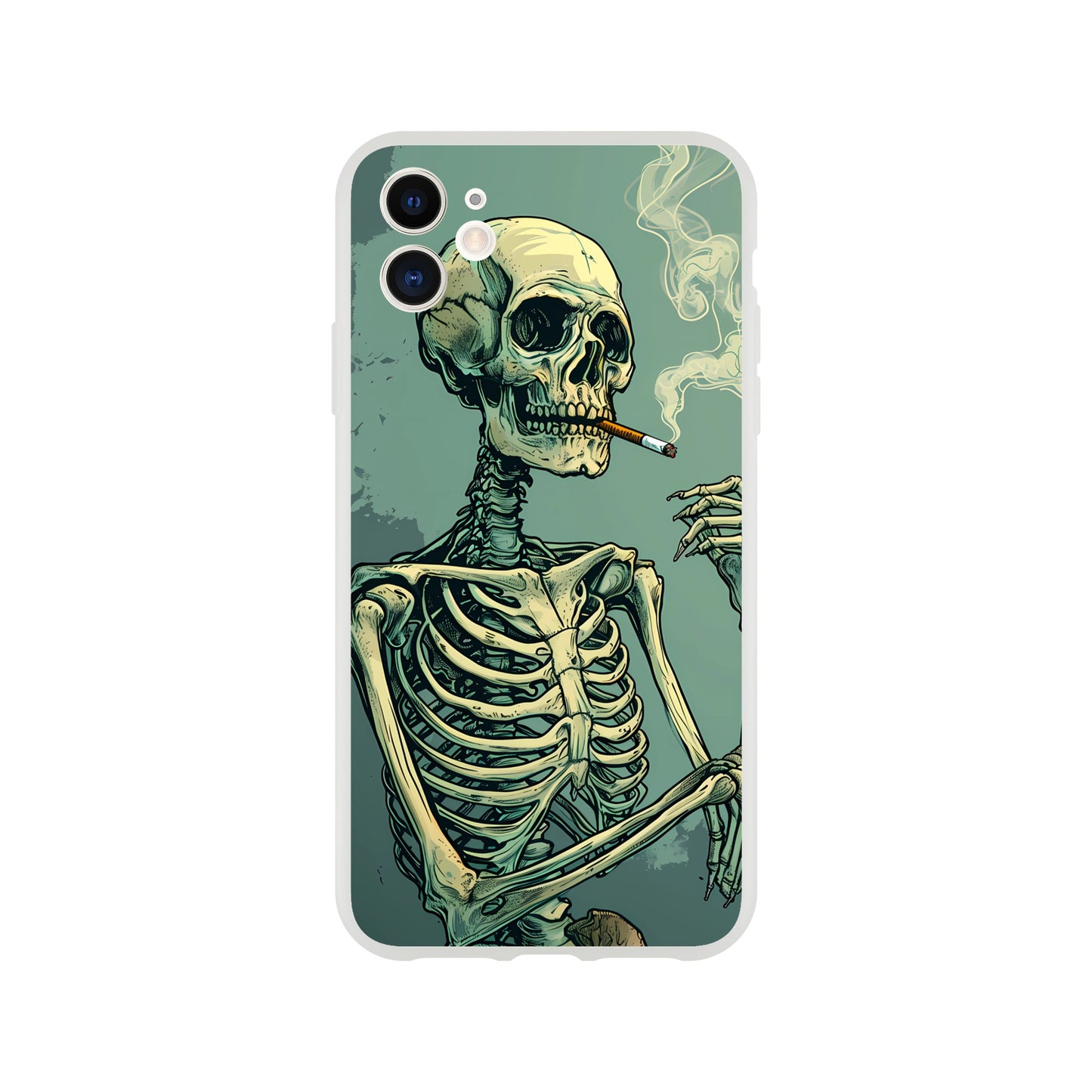 iPhone Case - Smoking Skeleton