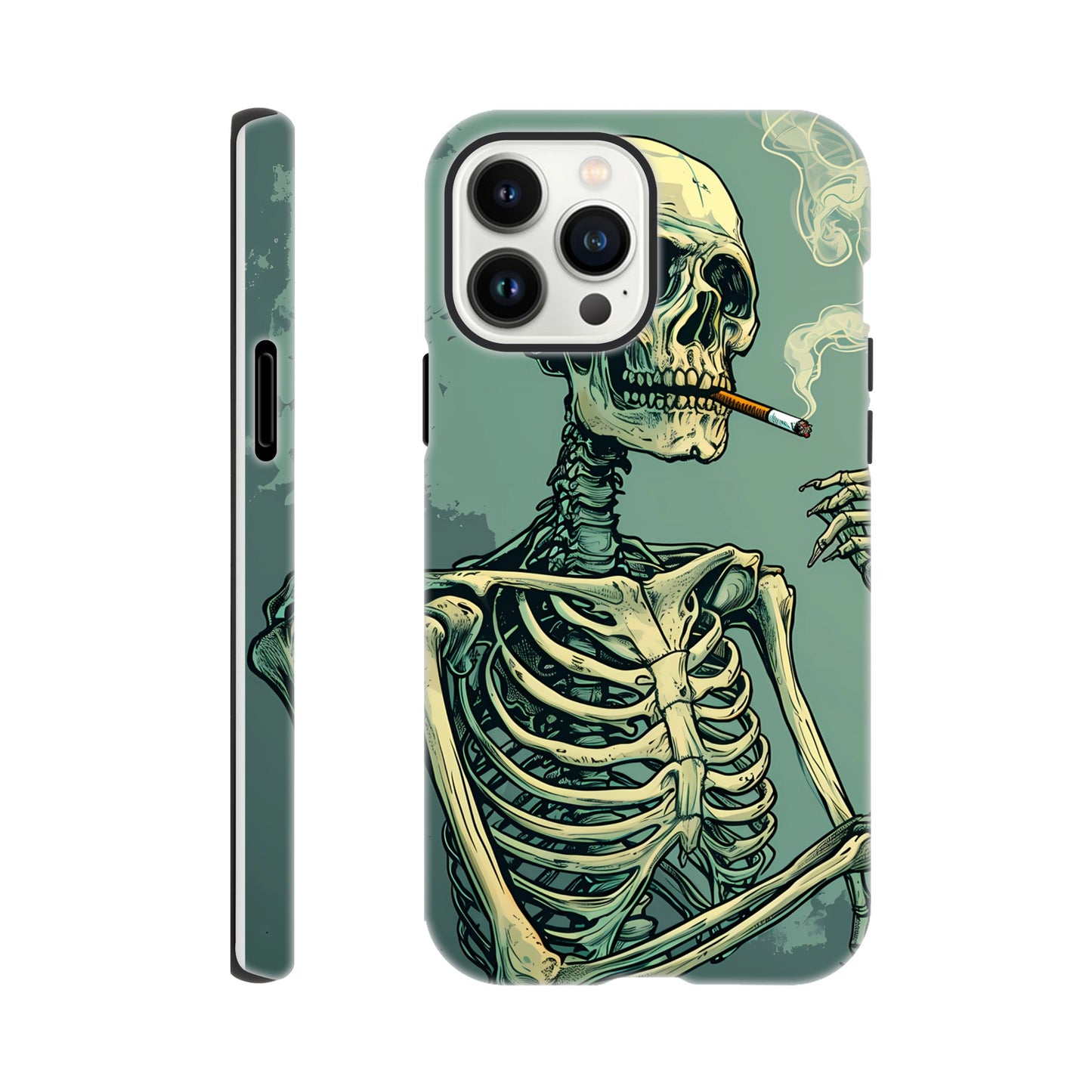 iPhone Case - Smoking Skeleton