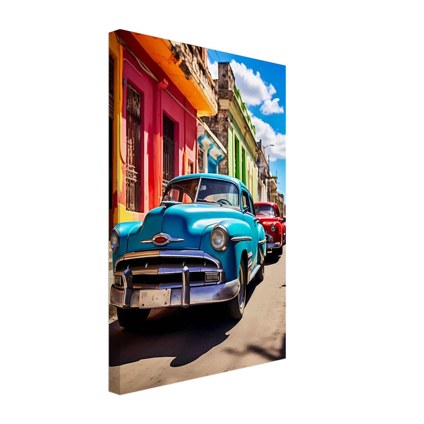 Canvas Wall Art - Vintage Vibrance - Classic Car