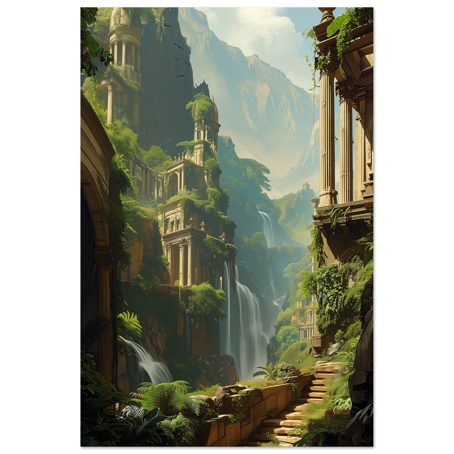 Paper Poster - Lost Temples of the Verdure