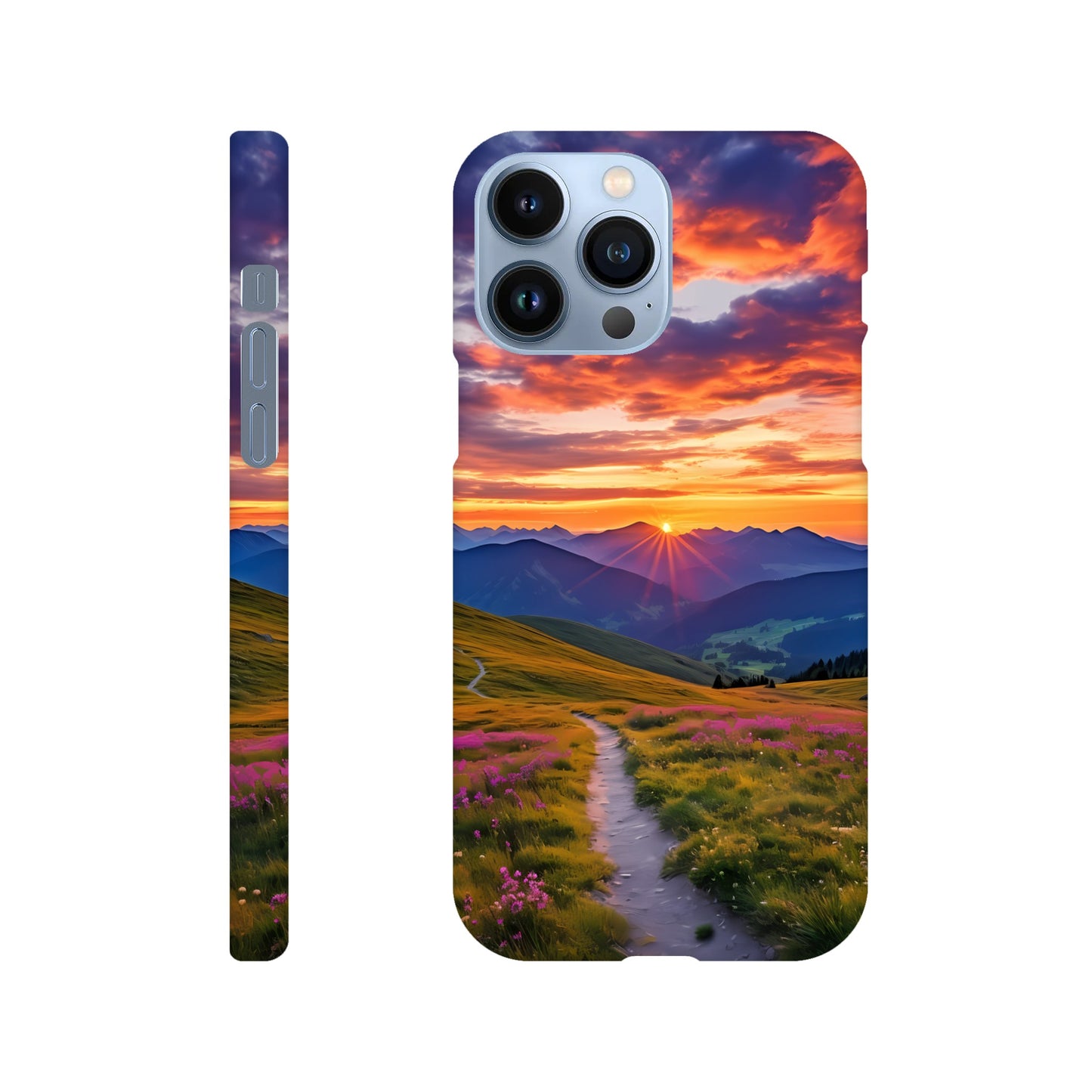 iPhone Case - Golden Mountain Trail