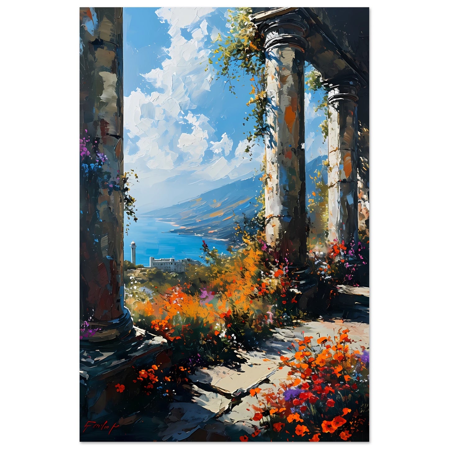 Paper Poster - Heavenly Vista