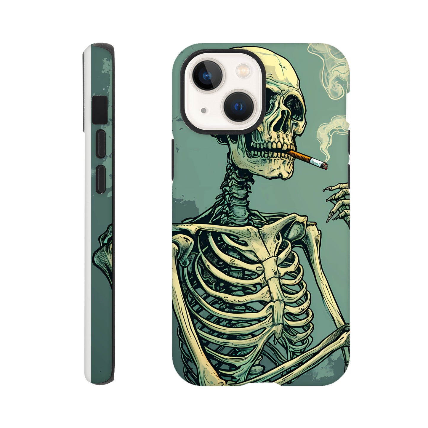 iPhone Case - Smoking Skeleton