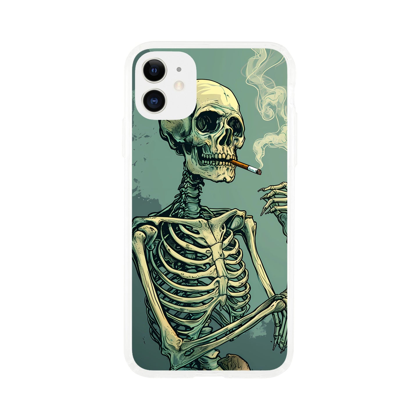 iPhone Case - Smoking Skeleton