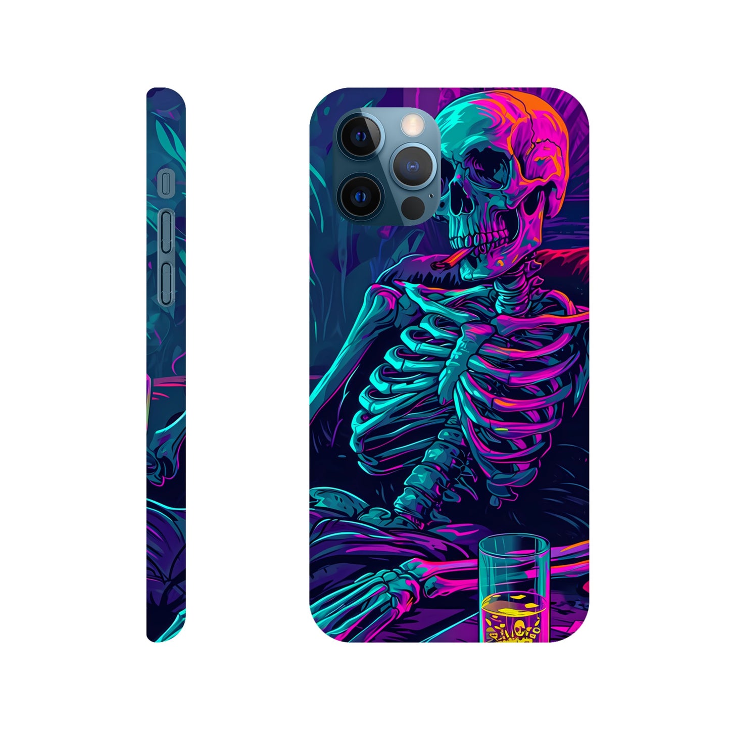 iPhone Case - Chillin' Skeleton