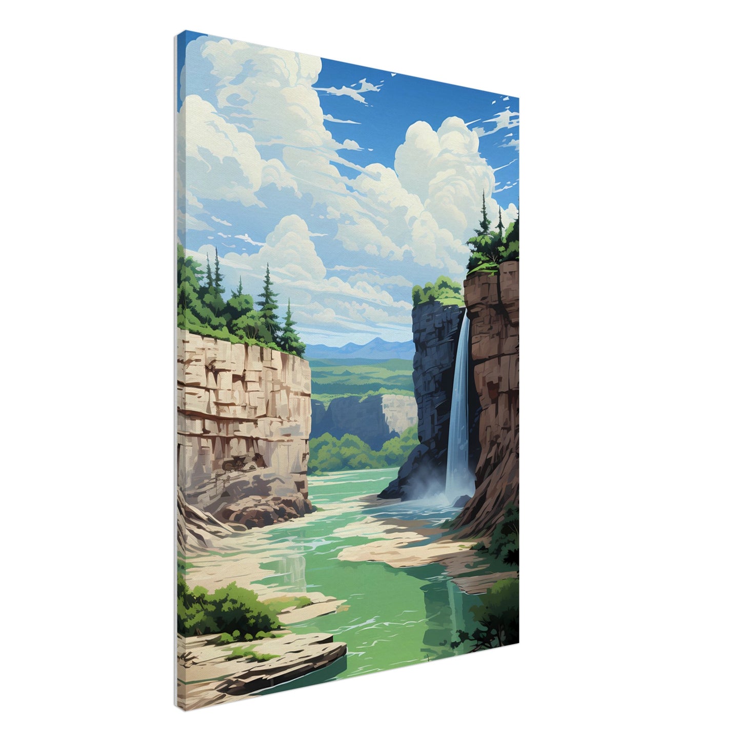 Canvas Wall Art - Cascading Dreams