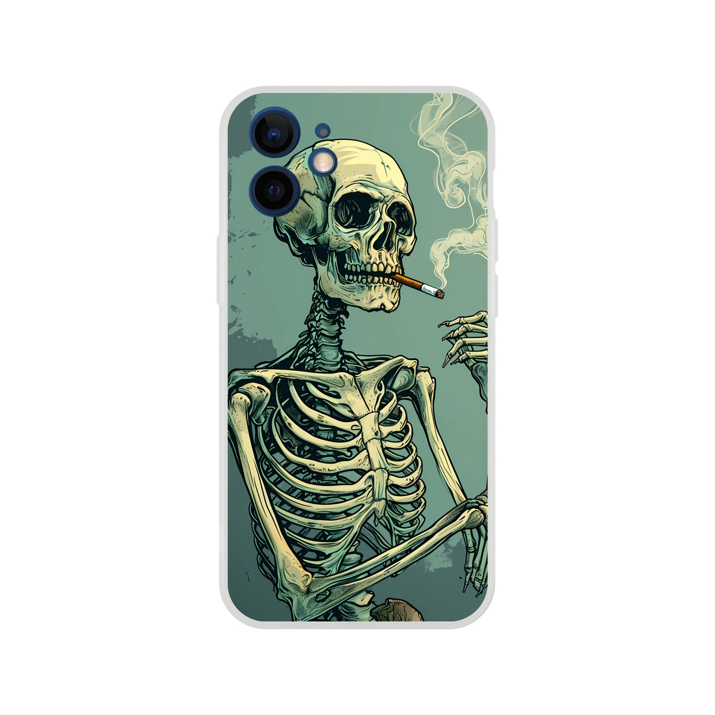 iPhone Case - Smoking Skeleton