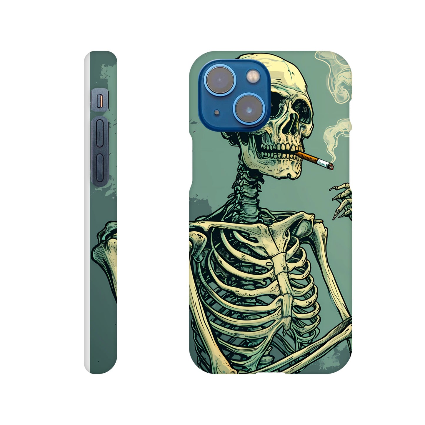 iPhone Case - Smoking Skeleton