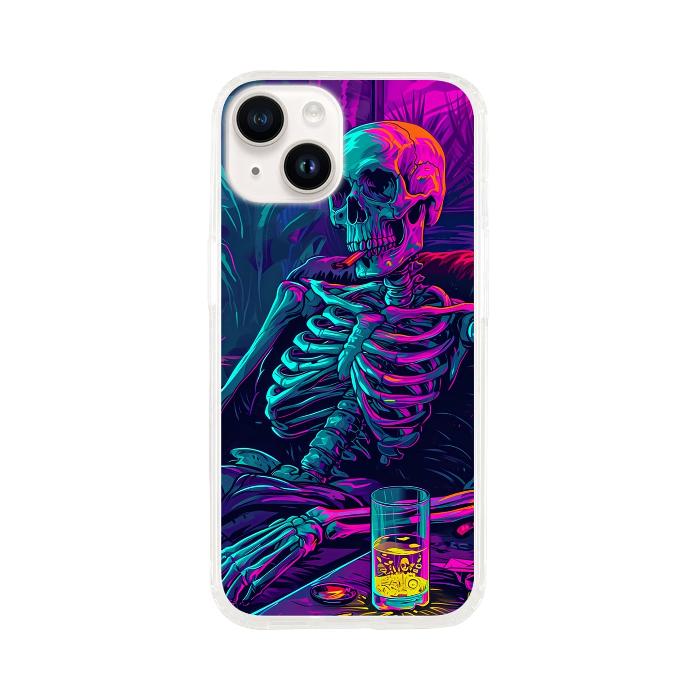 iPhone Case - Chillin' Skeleton