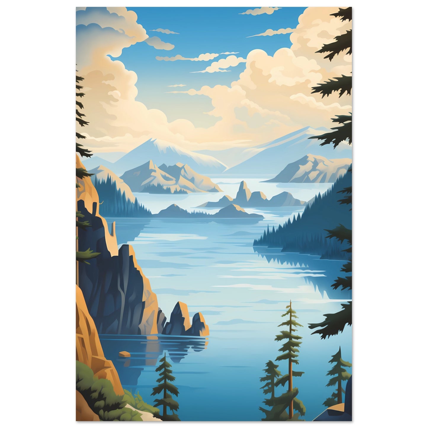 Paper Poster - Majestic Tranquility