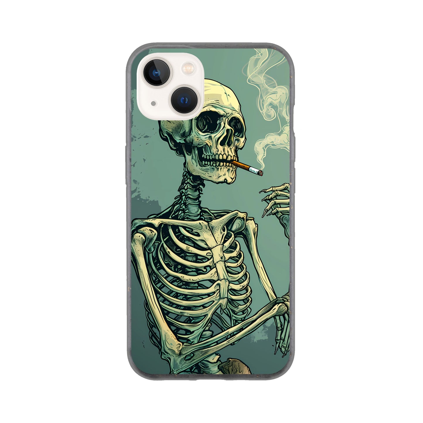 iPhone Case - Smoking Skeleton