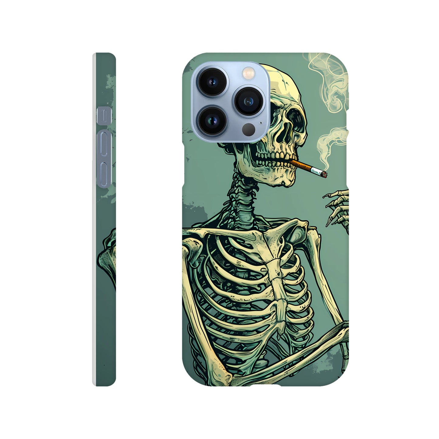 iPhone Case - Smoking Skeleton