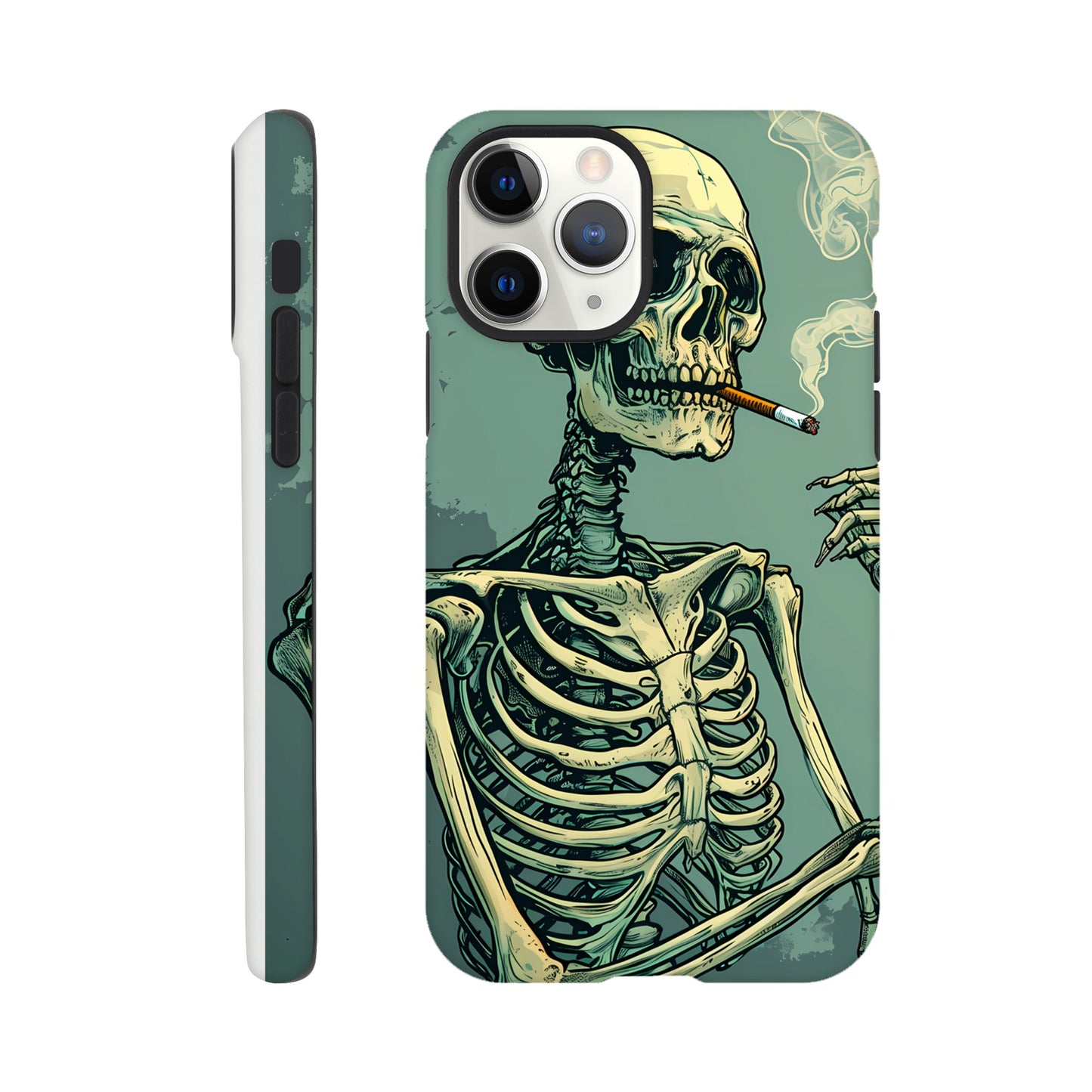 iPhone Case - Smoking Skeleton