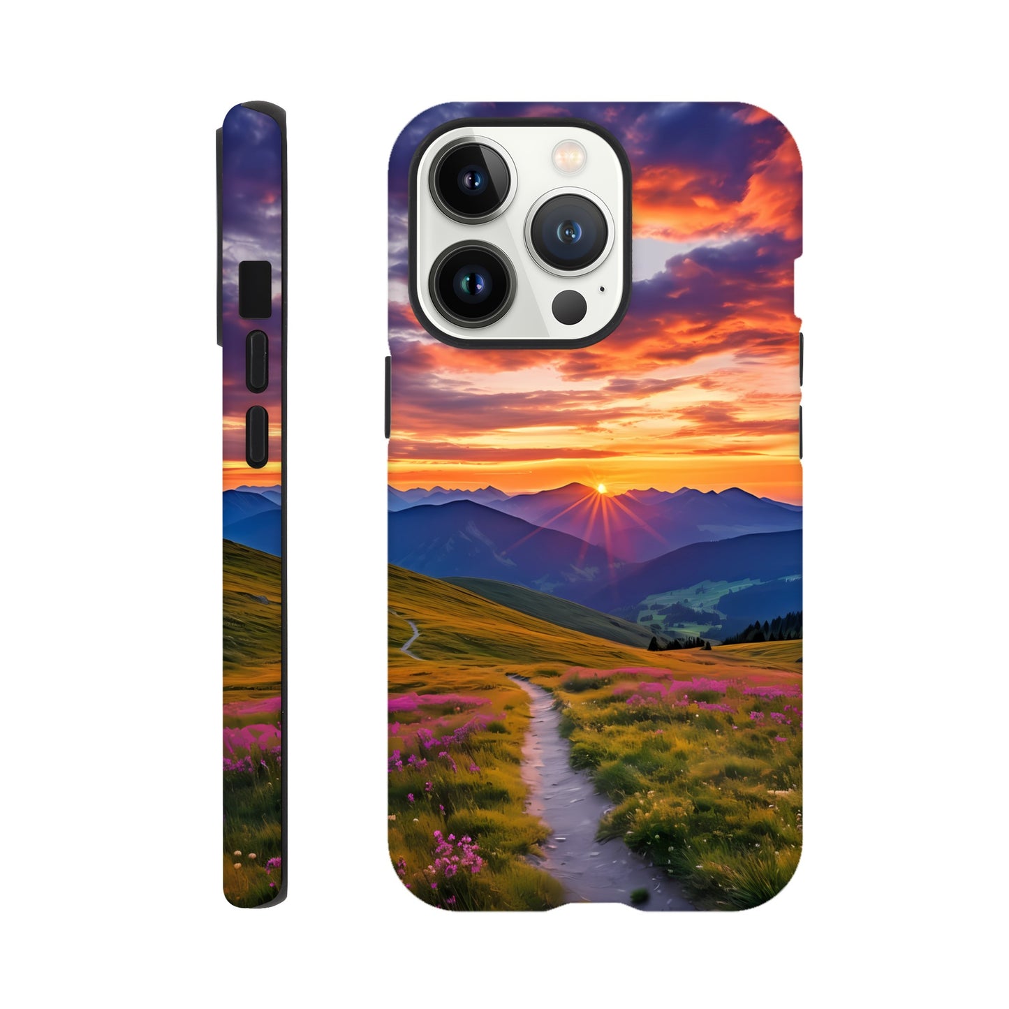 iPhone Case - Golden Mountain Trail