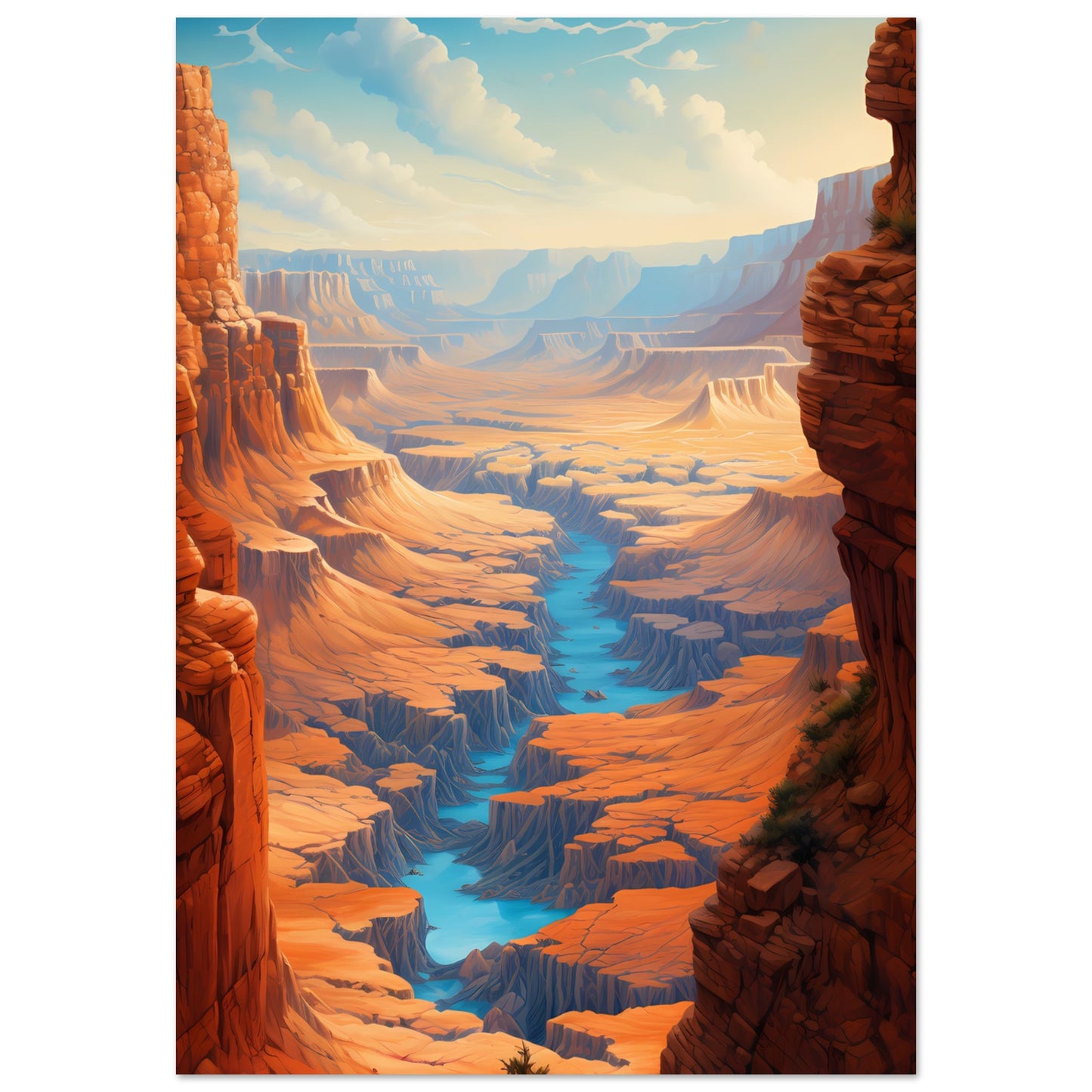 Paper Poster - Canyon Serenade