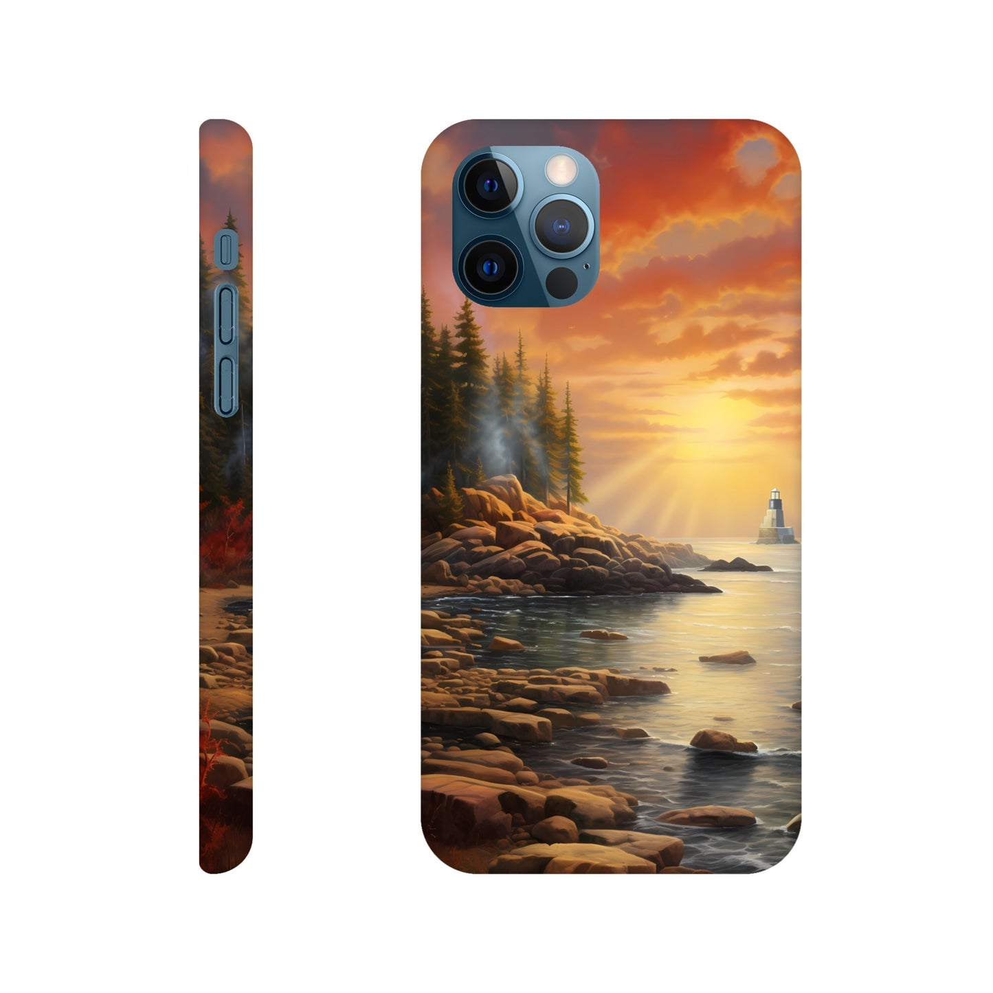 iPhone Case - Acadia Lighthouse Luminance (National Park)