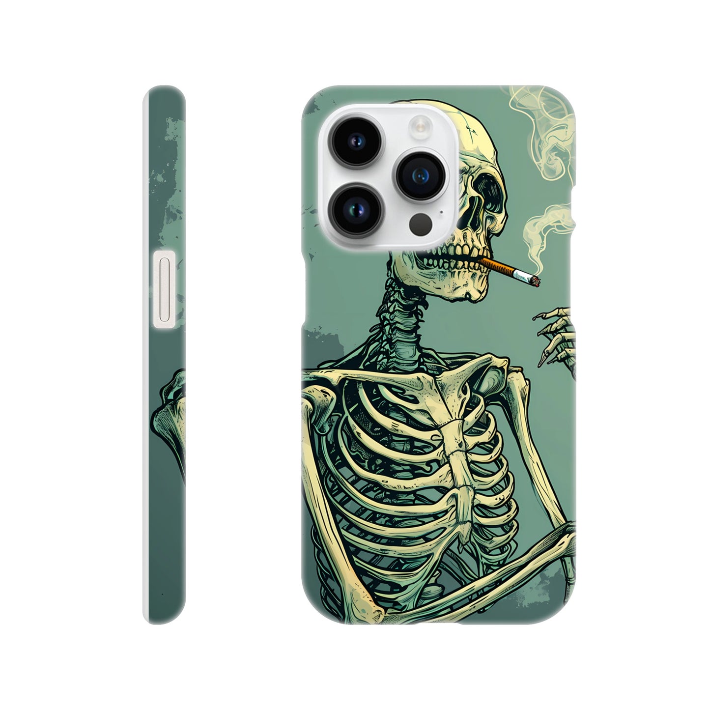 iPhone Case - Smoking Skeleton