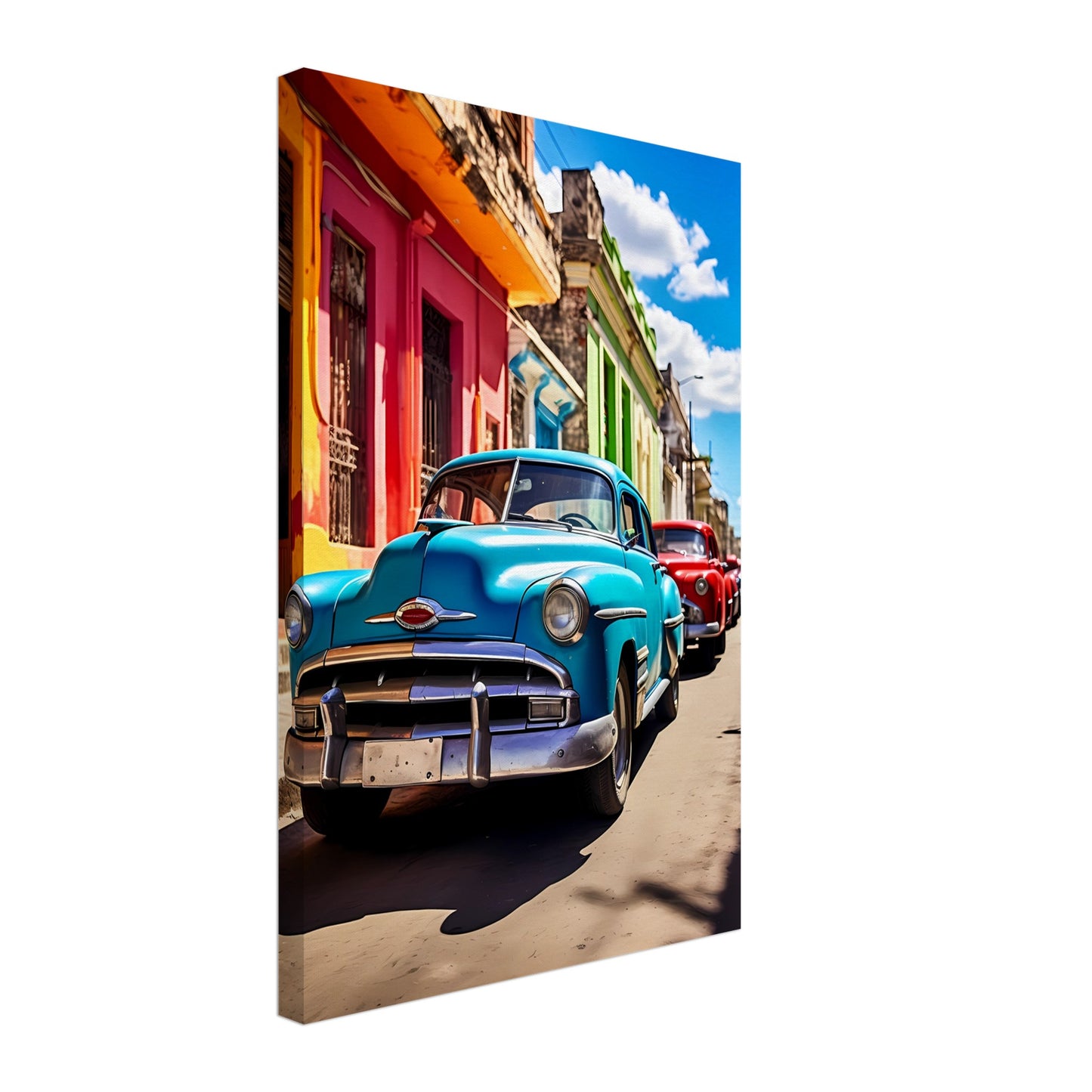 Canvas Wall Art - Vintage Vibrance - Classic Car