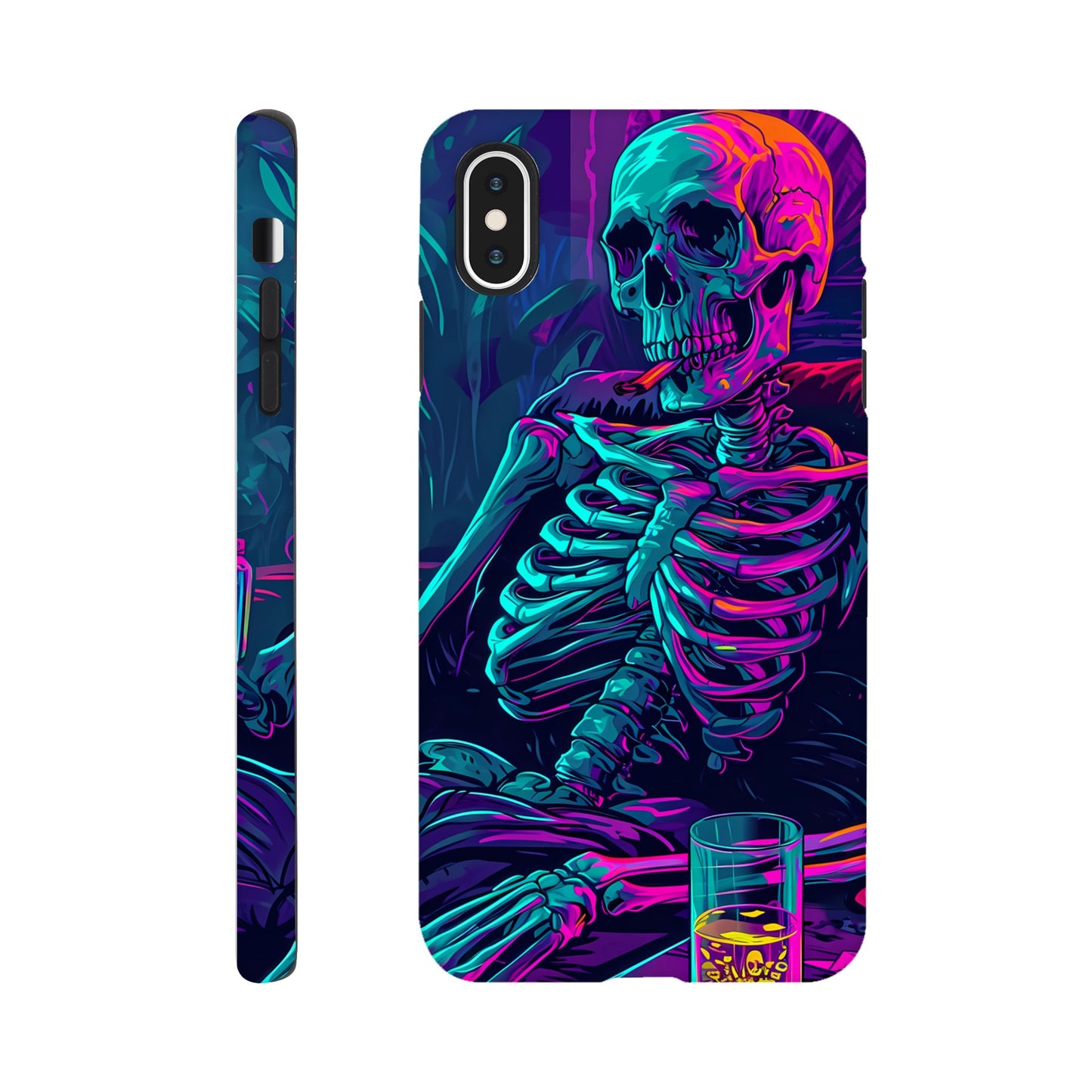 iPhone Case - Chillin' Skeleton