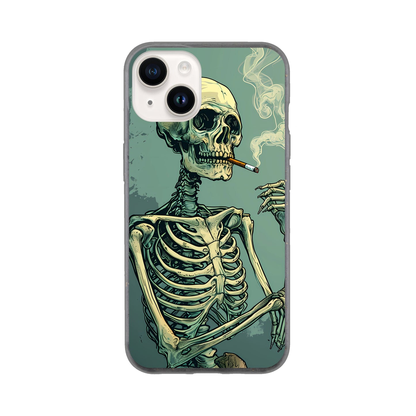 iPhone Case - Smoking Skeleton