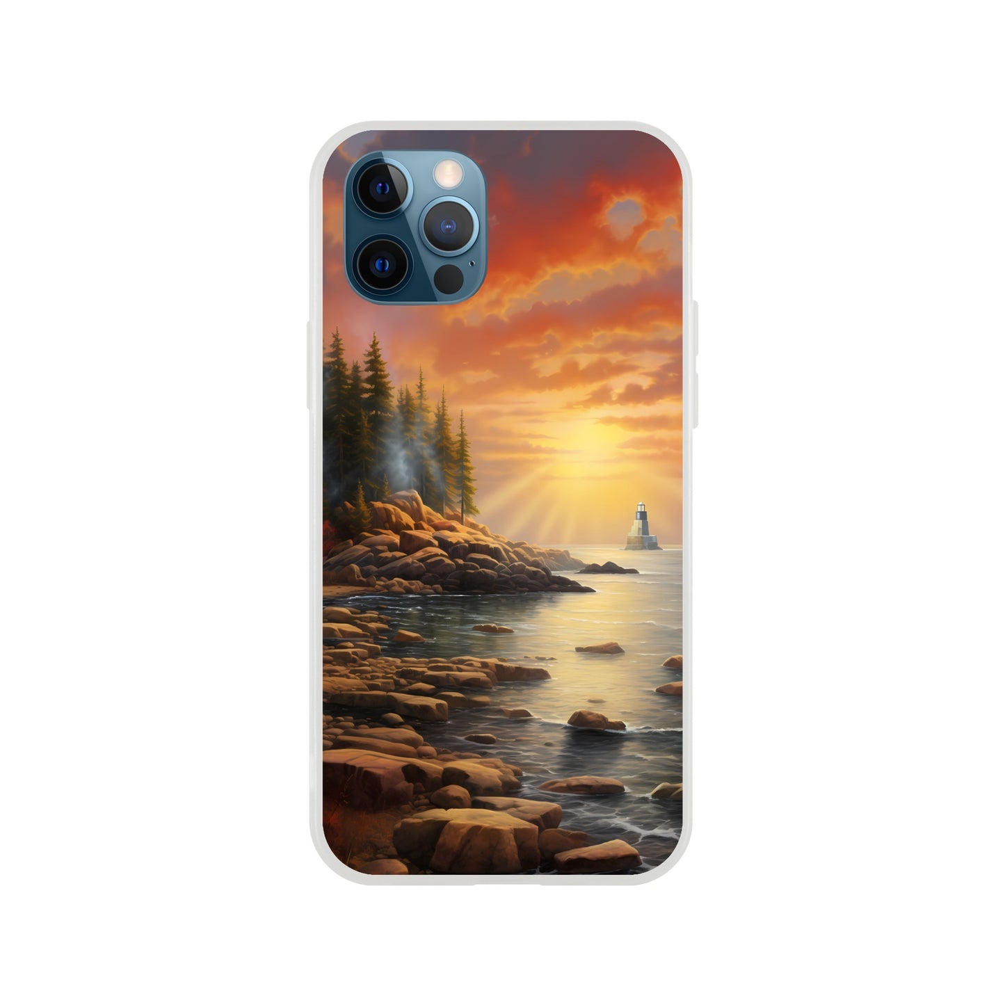 iPhone Case - Acadia Lighthouse Luminance (National Park)