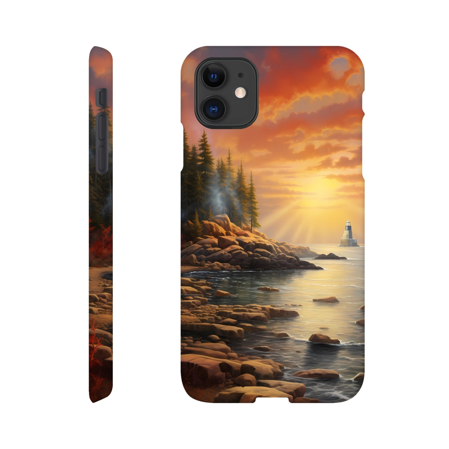 iPhone Case - Acadia Lighthouse Luminance (National Park)