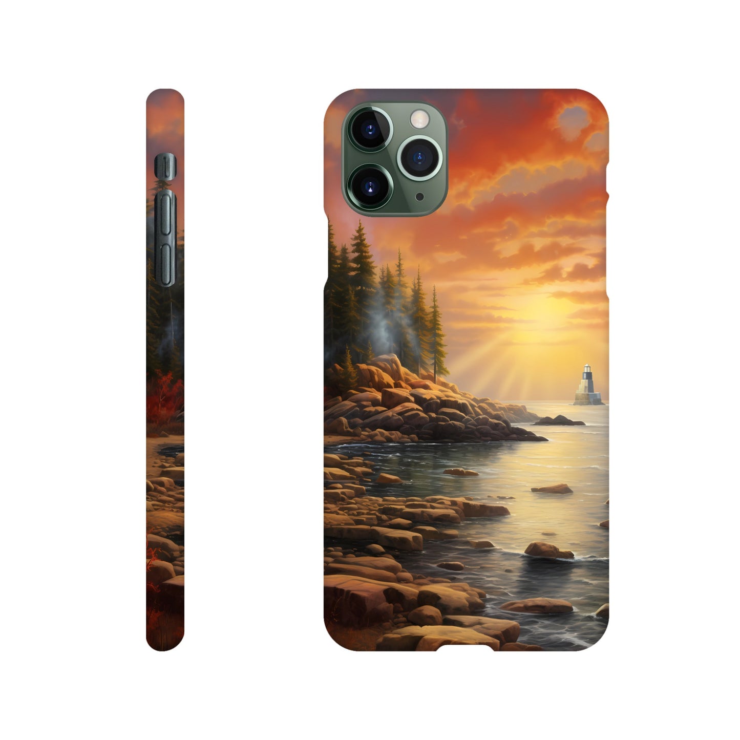 iPhone Case - Acadia Lighthouse Luminance (National Park)