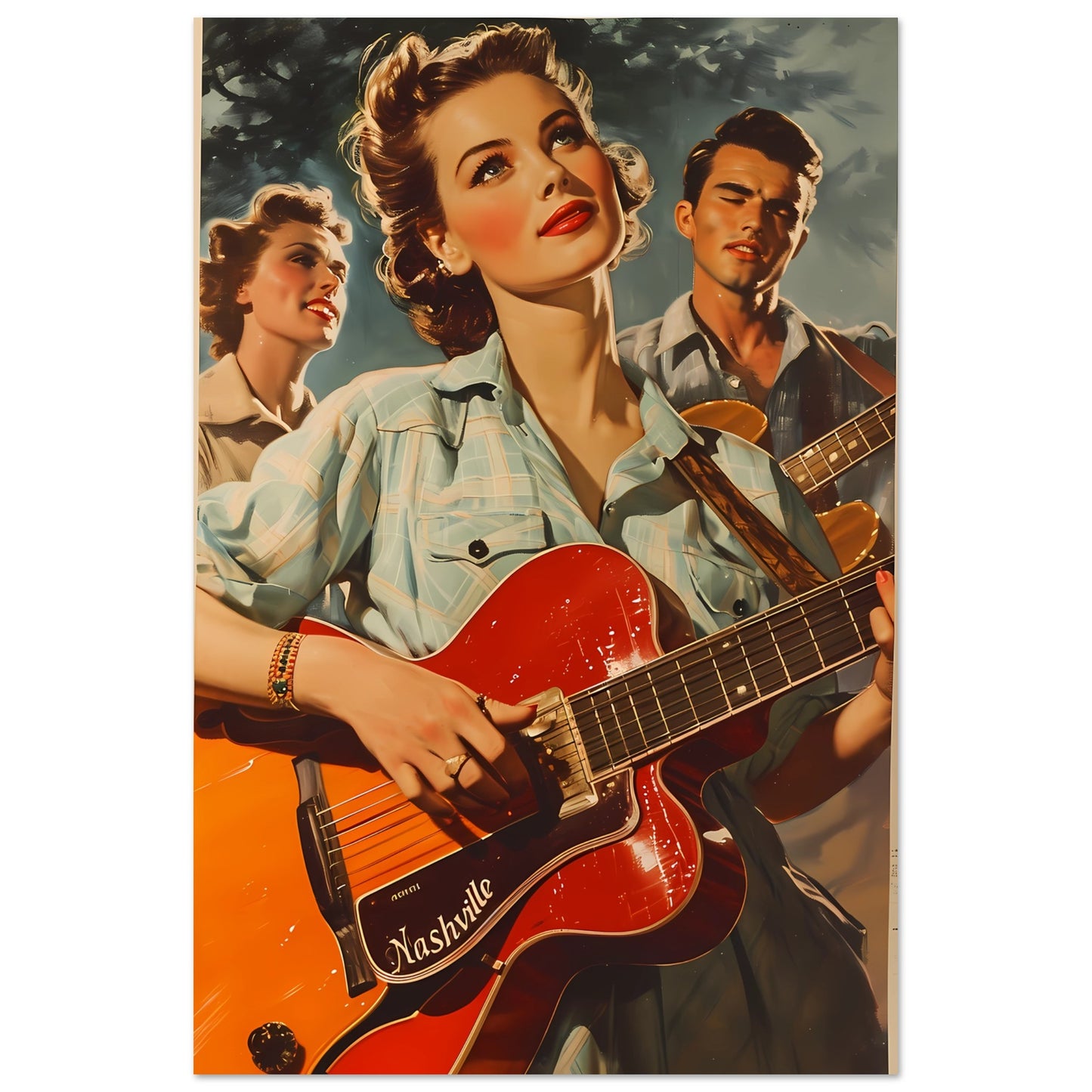 Paper Poster - Vintage Nashville Rhythms