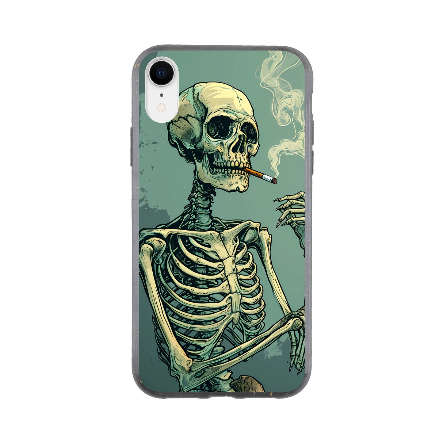 iPhone Case - Smoking Skeleton