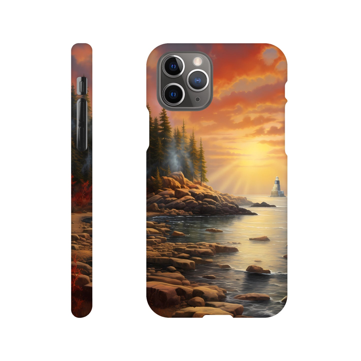 iPhone Case - Acadia Lighthouse Luminance (National Park)