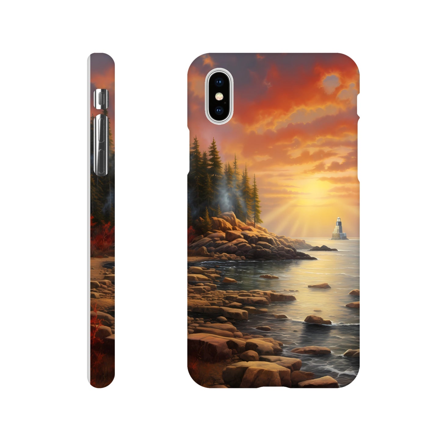 iPhone Case - Acadia Lighthouse Luminance (National Park)