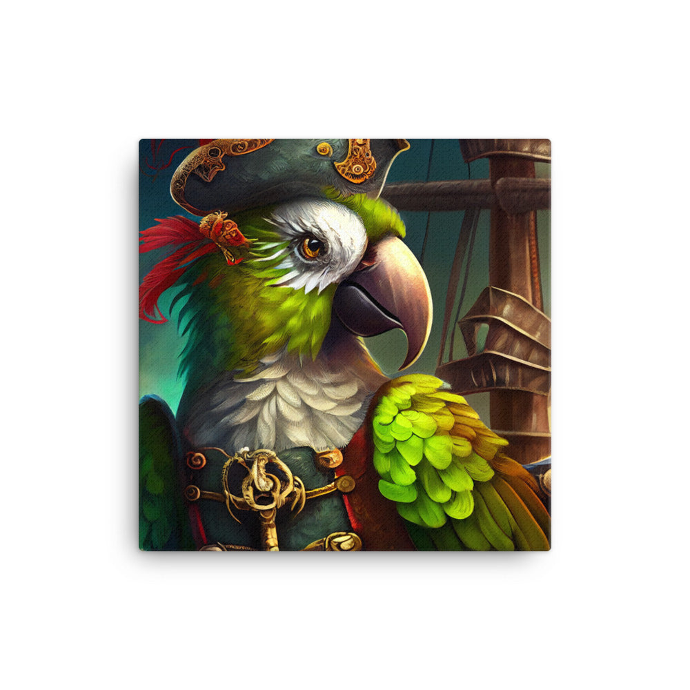 Canvas Wall Art - Pirate Parrot