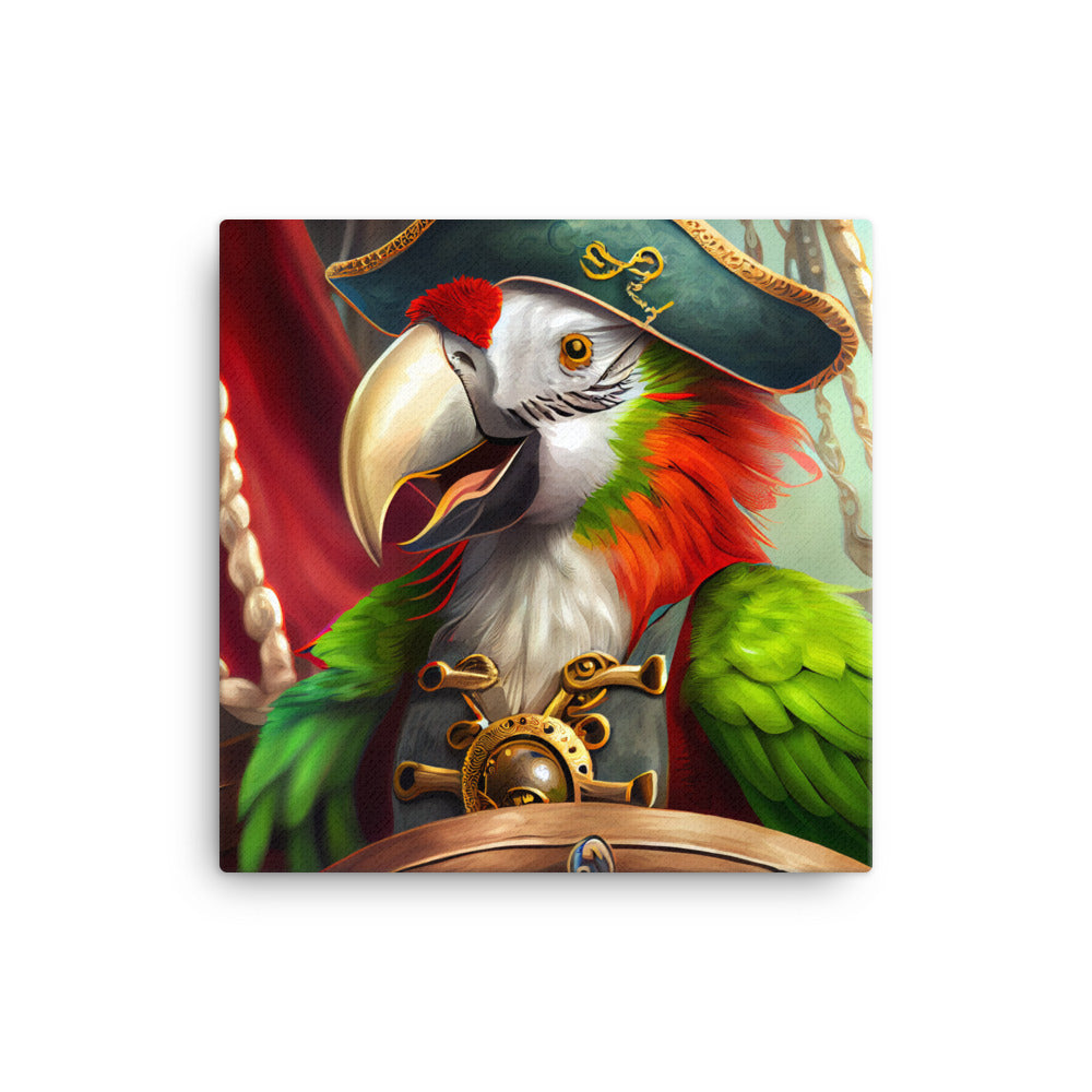 Canvas Wall Art - Pirate Parrot